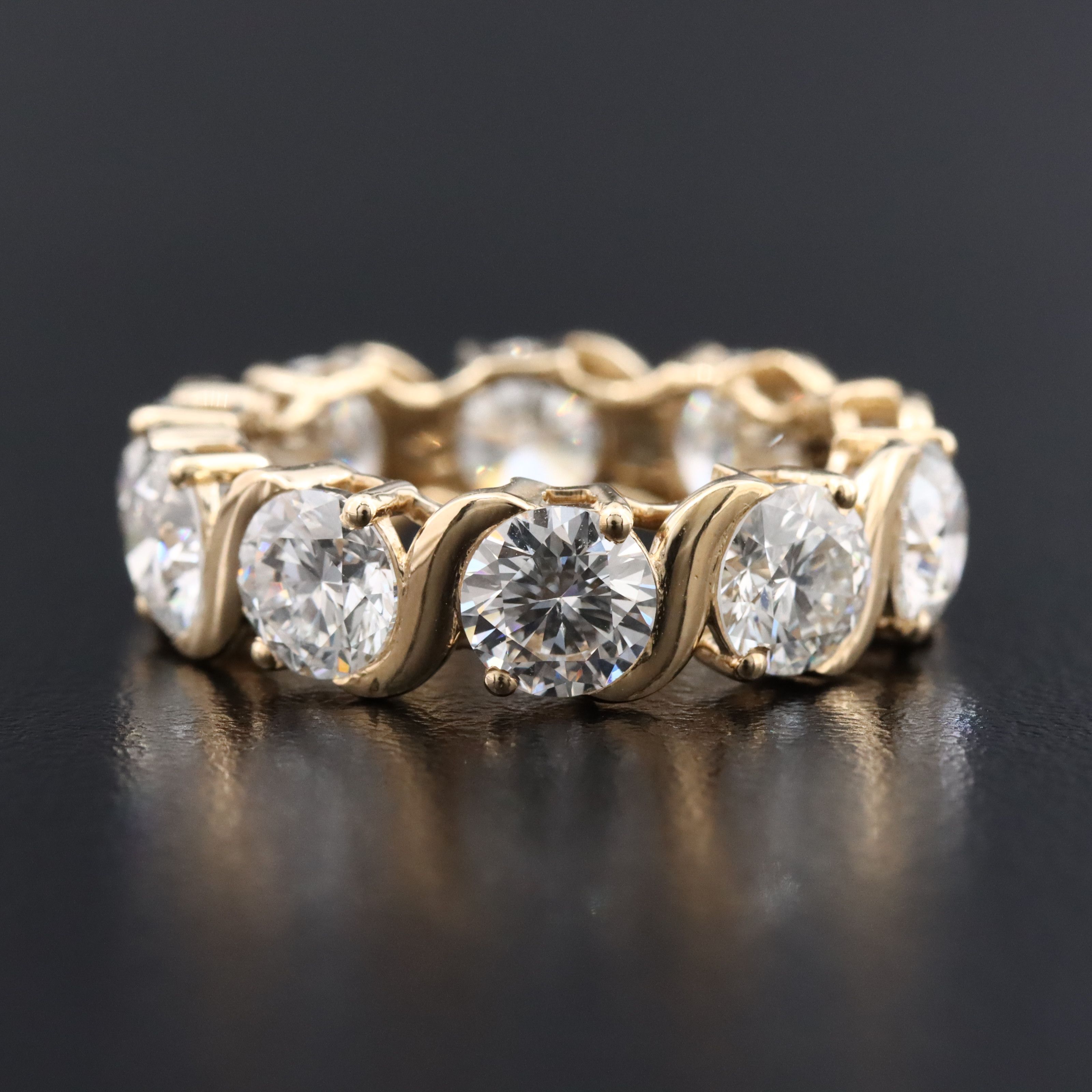 14K 5.64 CTW Lab Grown Diamond Eternity Band