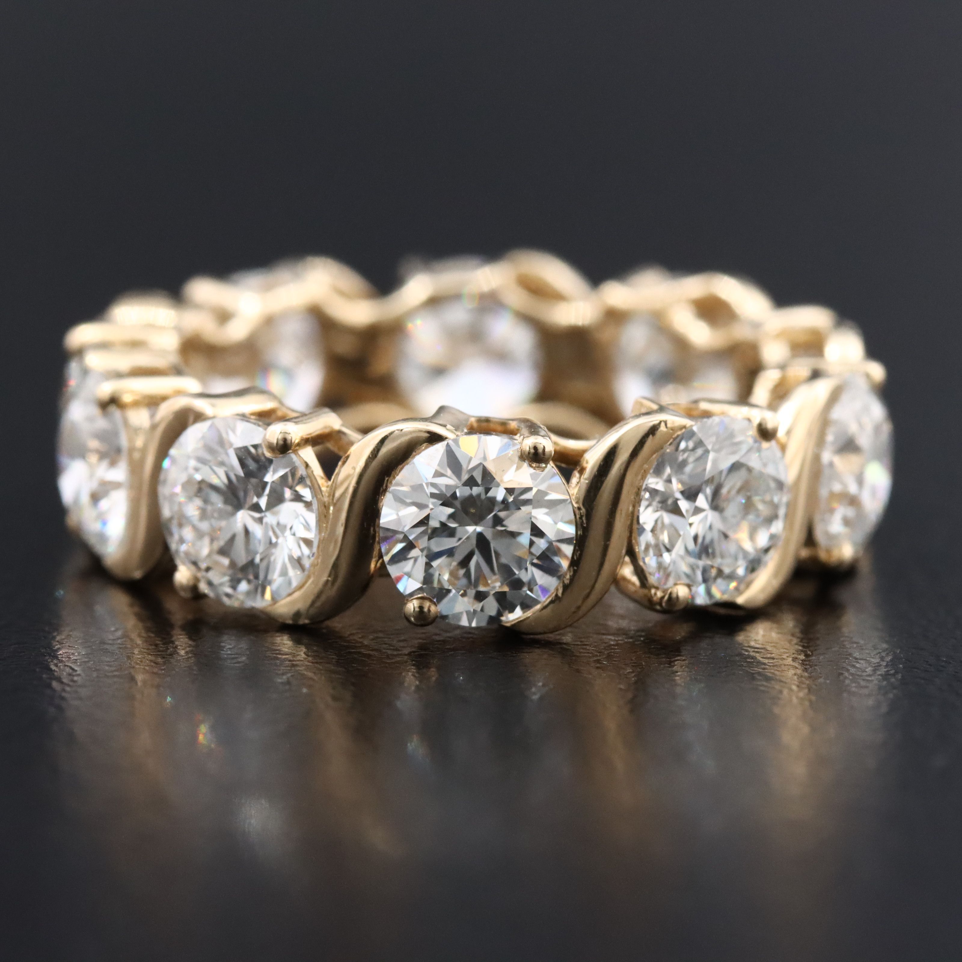 14K 5.64 CTW Lab Grown Diamond Eternity Band