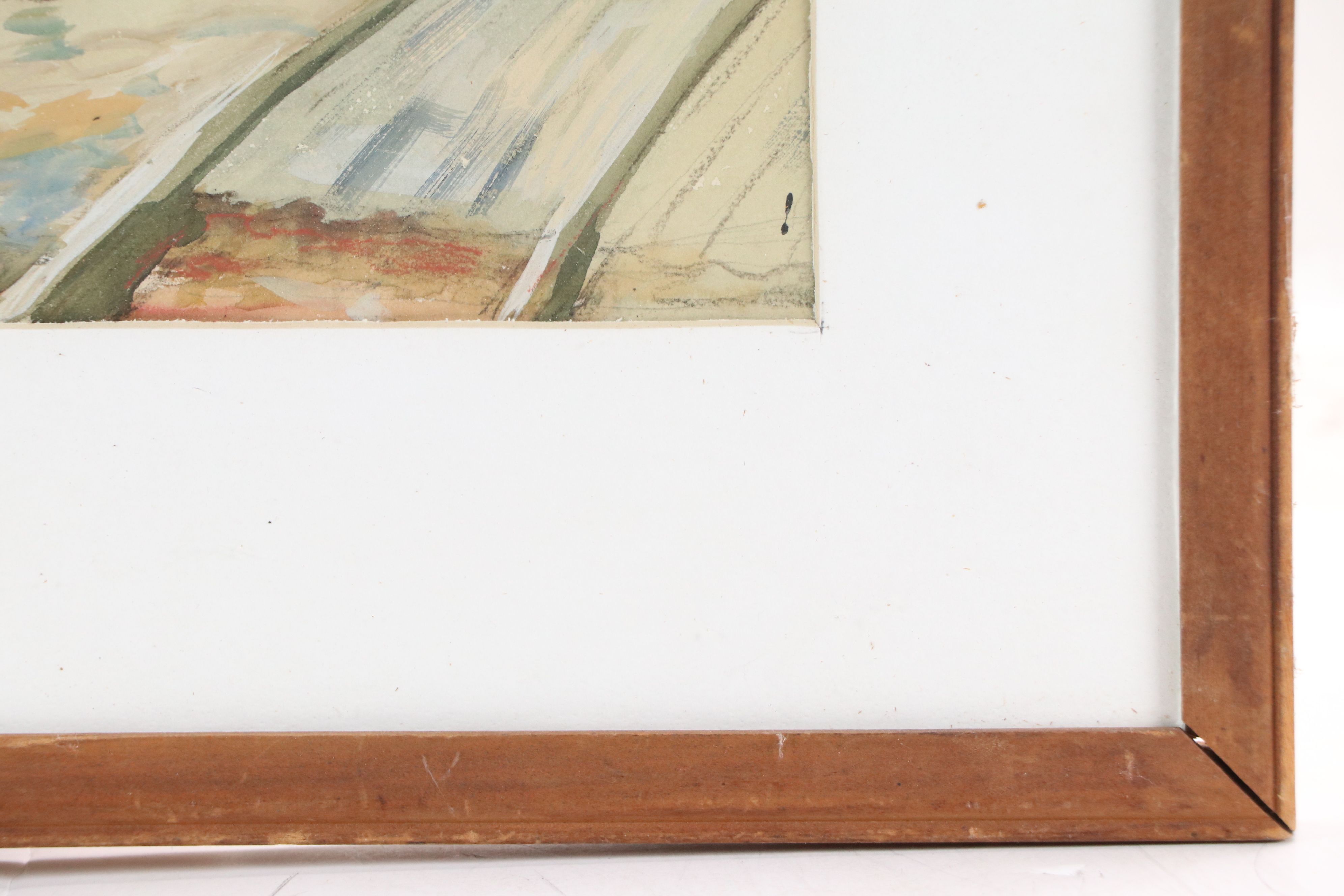 John Teyral Watercolor Painting "Cleveland O," 1936