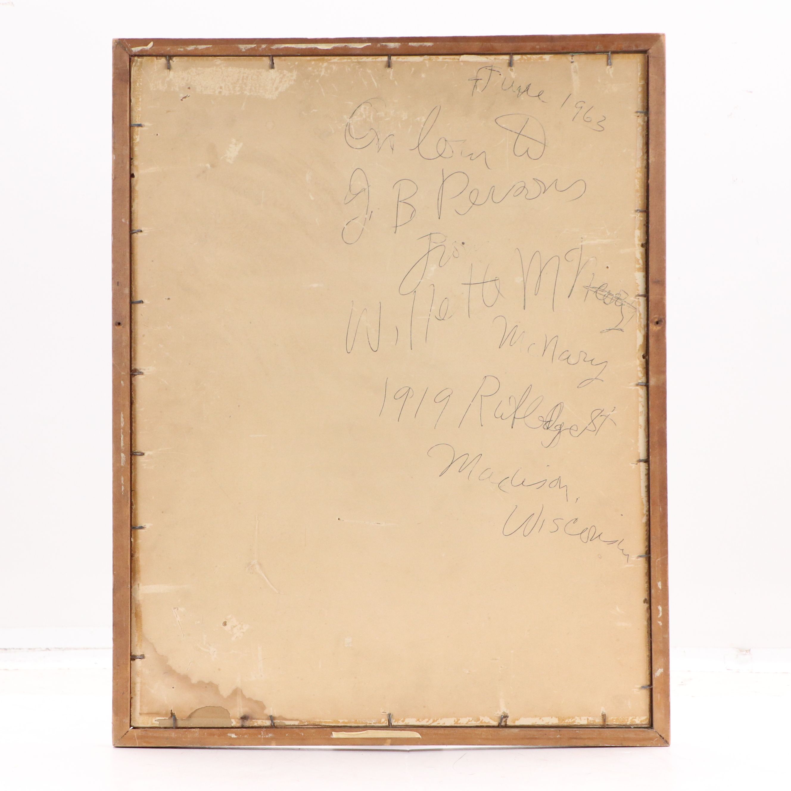 John Teyral Watercolor Painting "Cleveland O," 1936