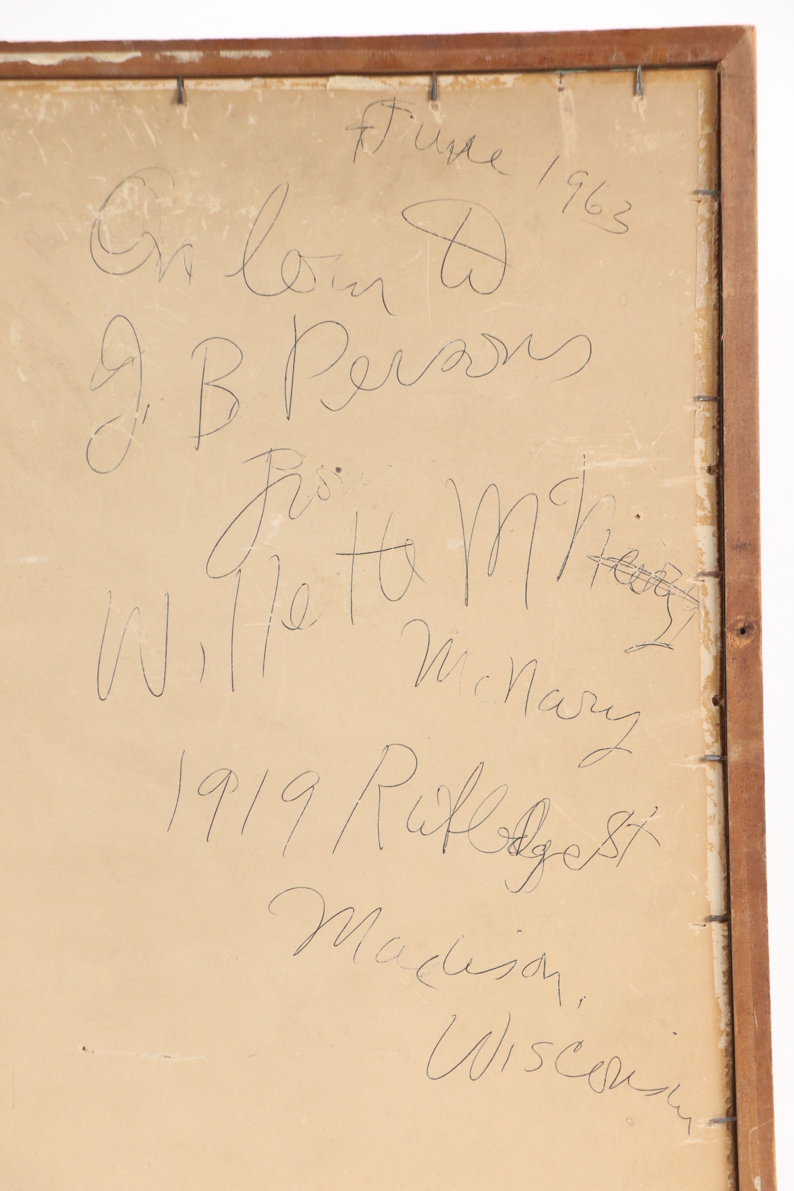 John Teyral Watercolor Painting "Cleveland O," 1936