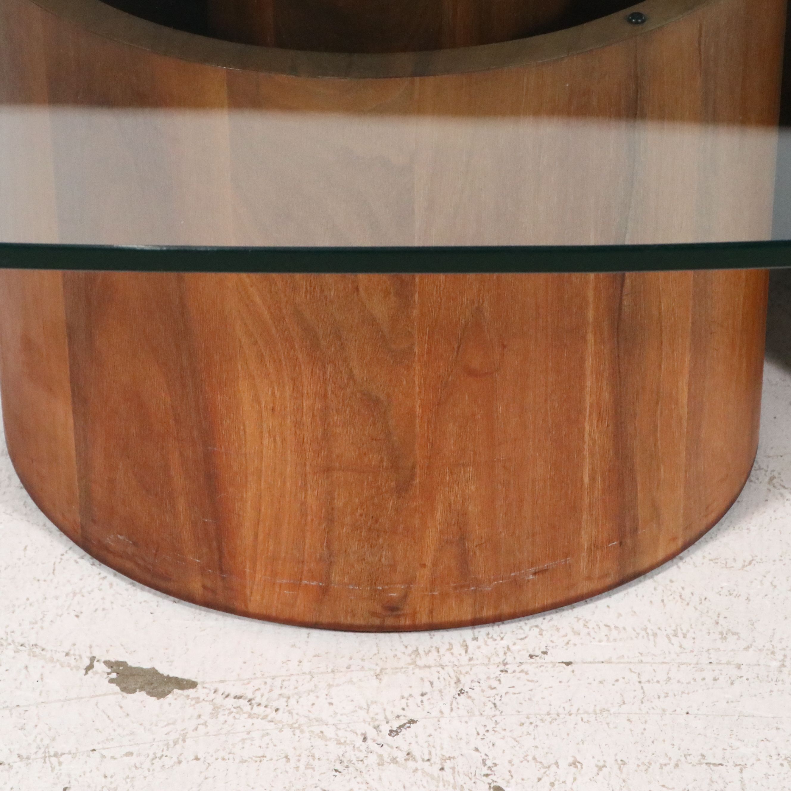 Mid Century Modern Vladimir Kagan Snail Coffee Table