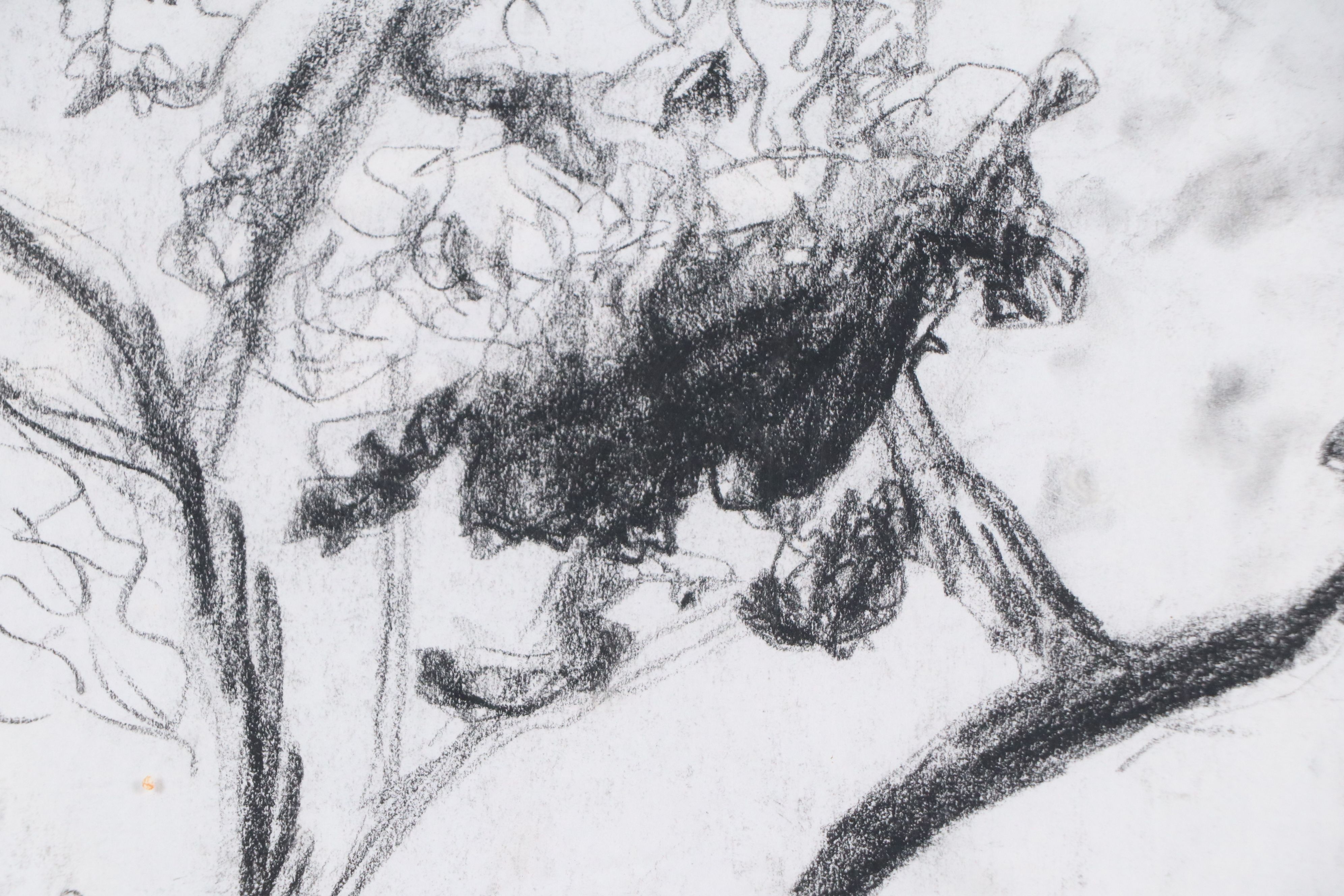 Charcoal Sketch of Tree, 2002