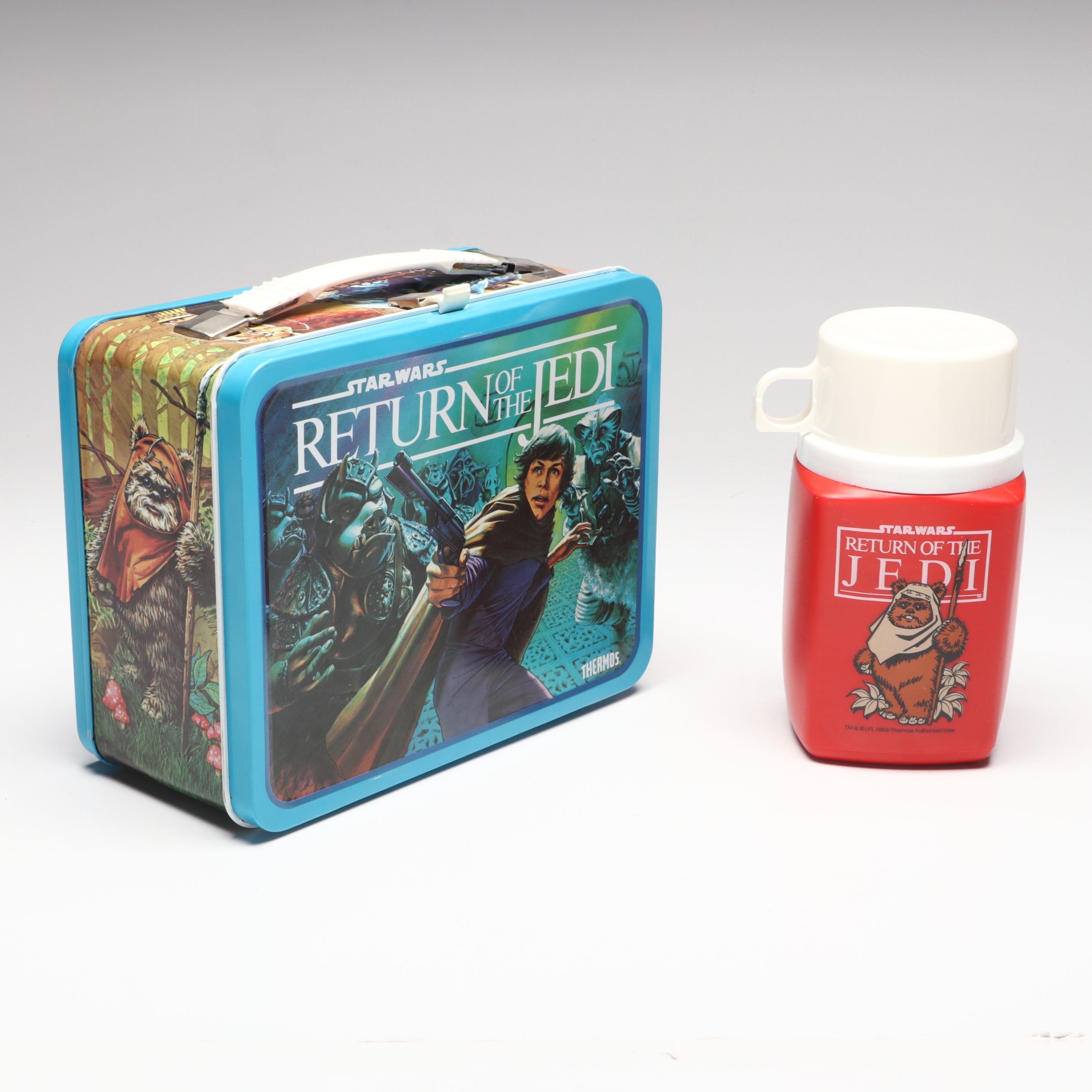 "Star Wars: Return of the Jedi" and G.I. Joe Tin Lunchboxes with Thermoses