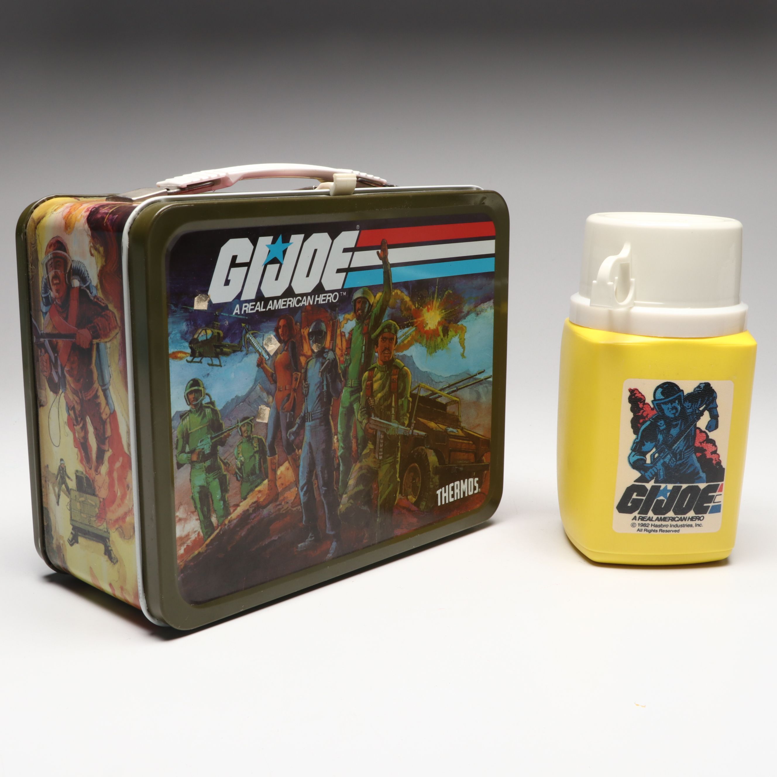 "Star Wars: Return of the Jedi" and G.I. Joe Tin Lunchboxes with Thermoses