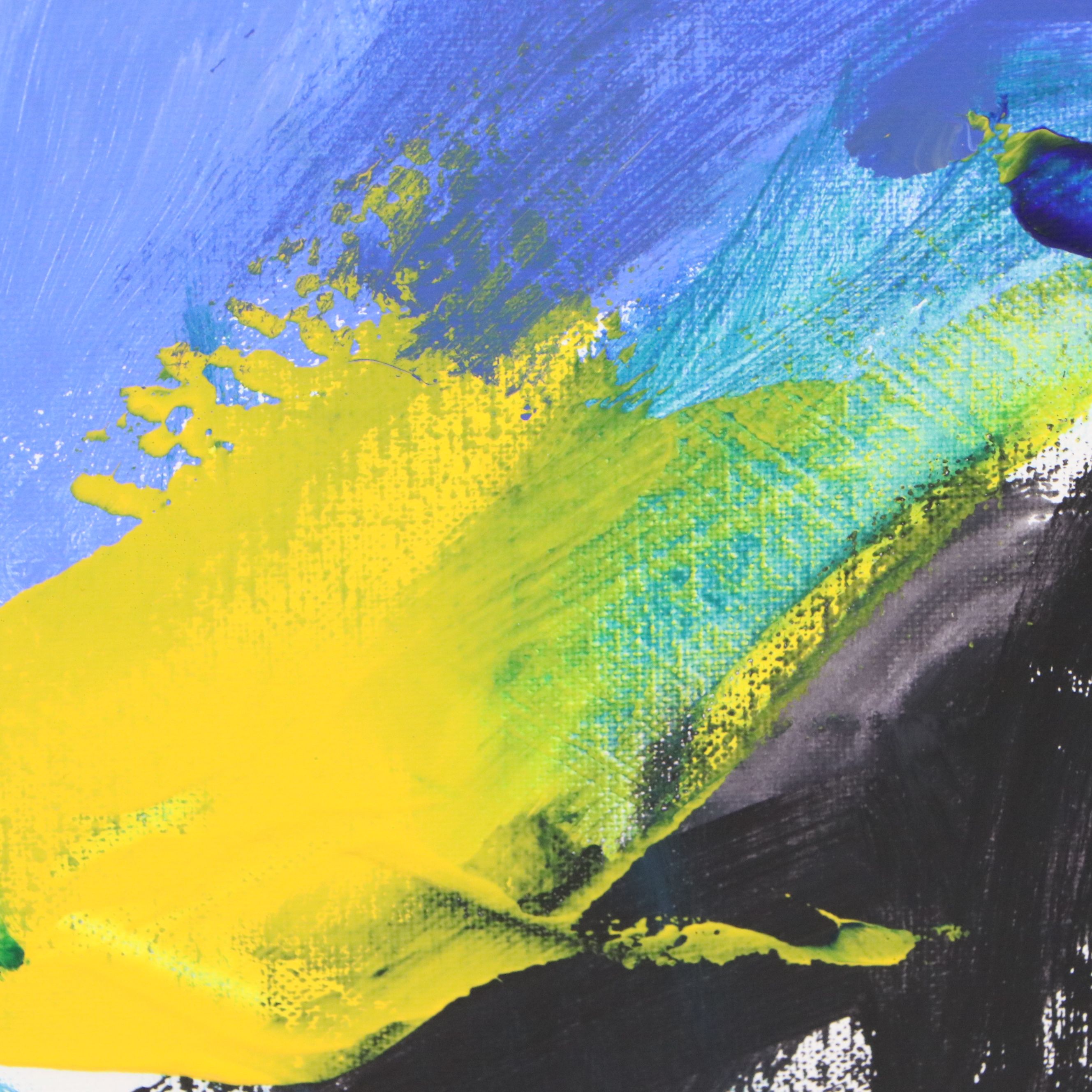 Robbie Kemper Abstract Expressionist Acrylic Painting "Blue Night Sky," 2026