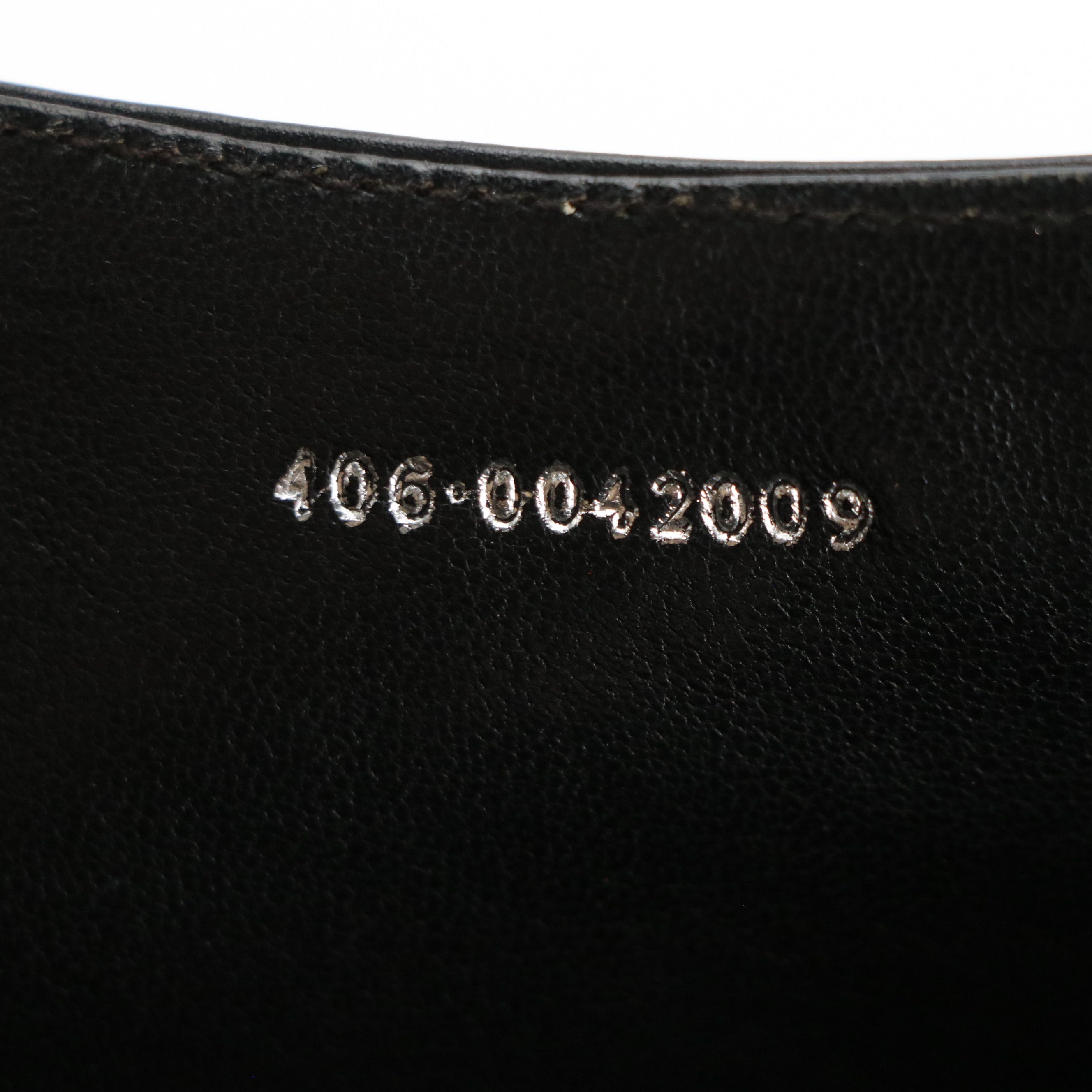 Gucci Interlocking GG Front Flap Crossbody Bag in Black Leather