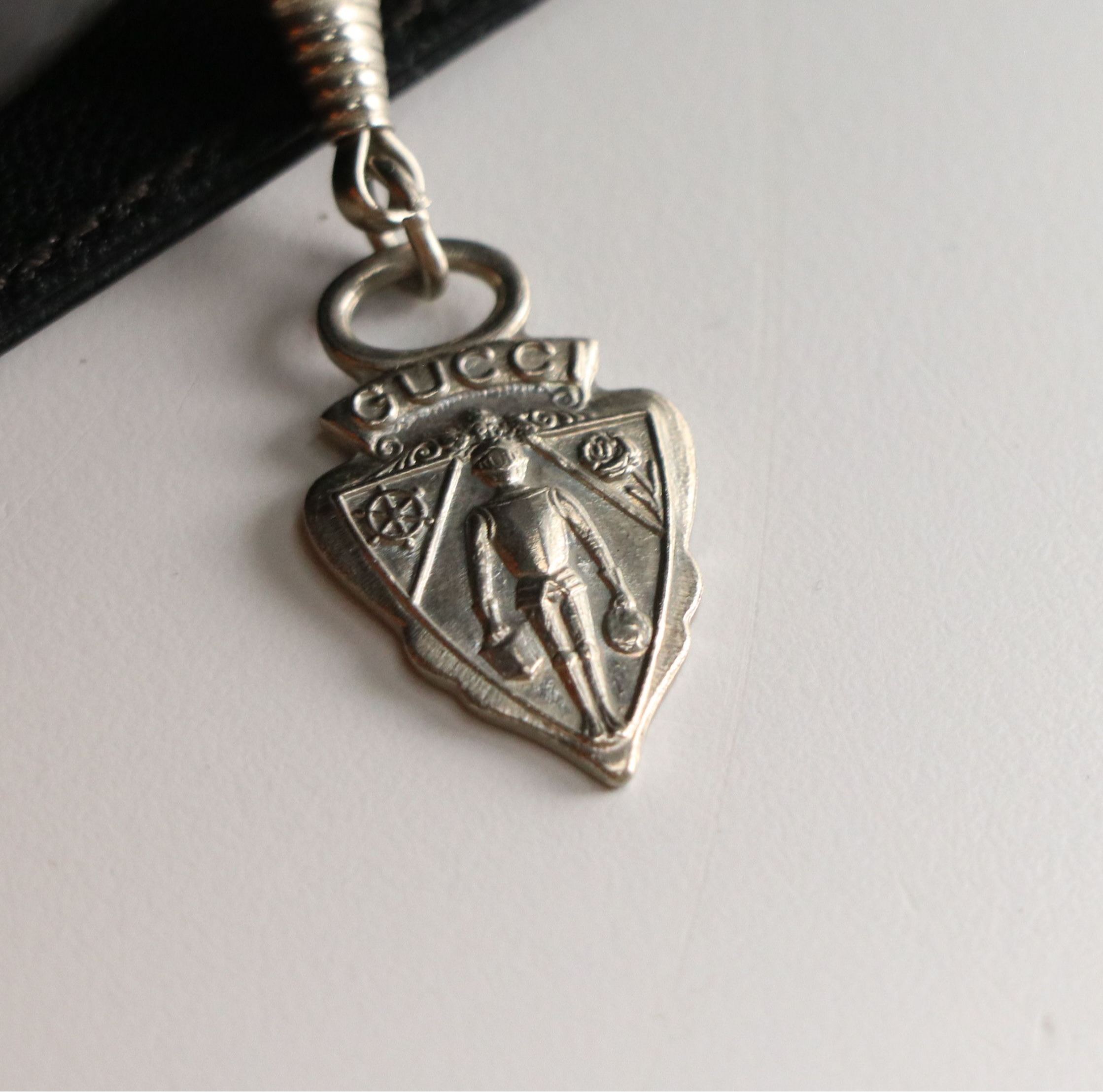 Gucci Interlocking GG Front Flap Crossbody Bag in Black Leather