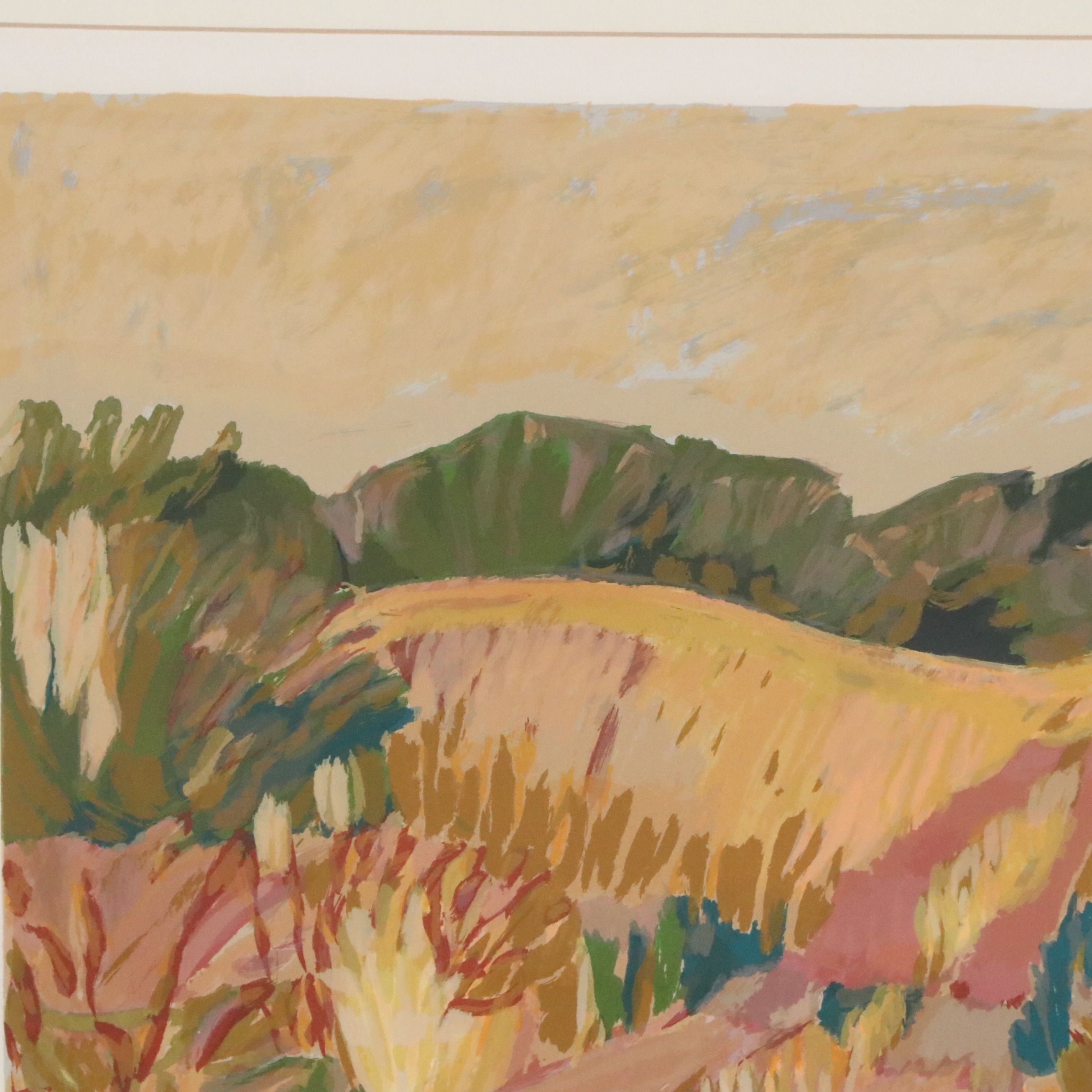 Southwest Landscape Serigraph "Paisaje Cercano"