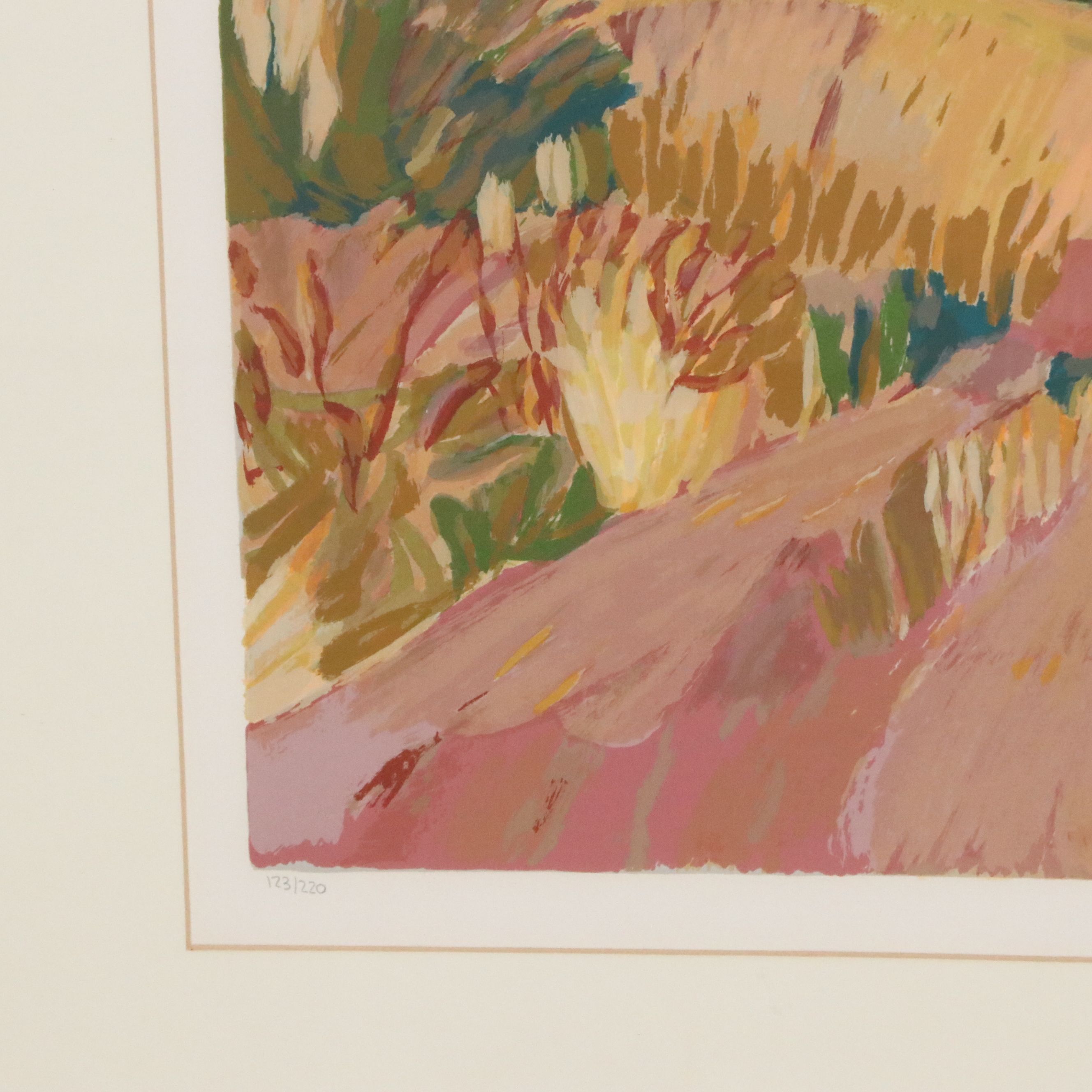 Southwest Landscape Serigraph "Paisaje Cercano"