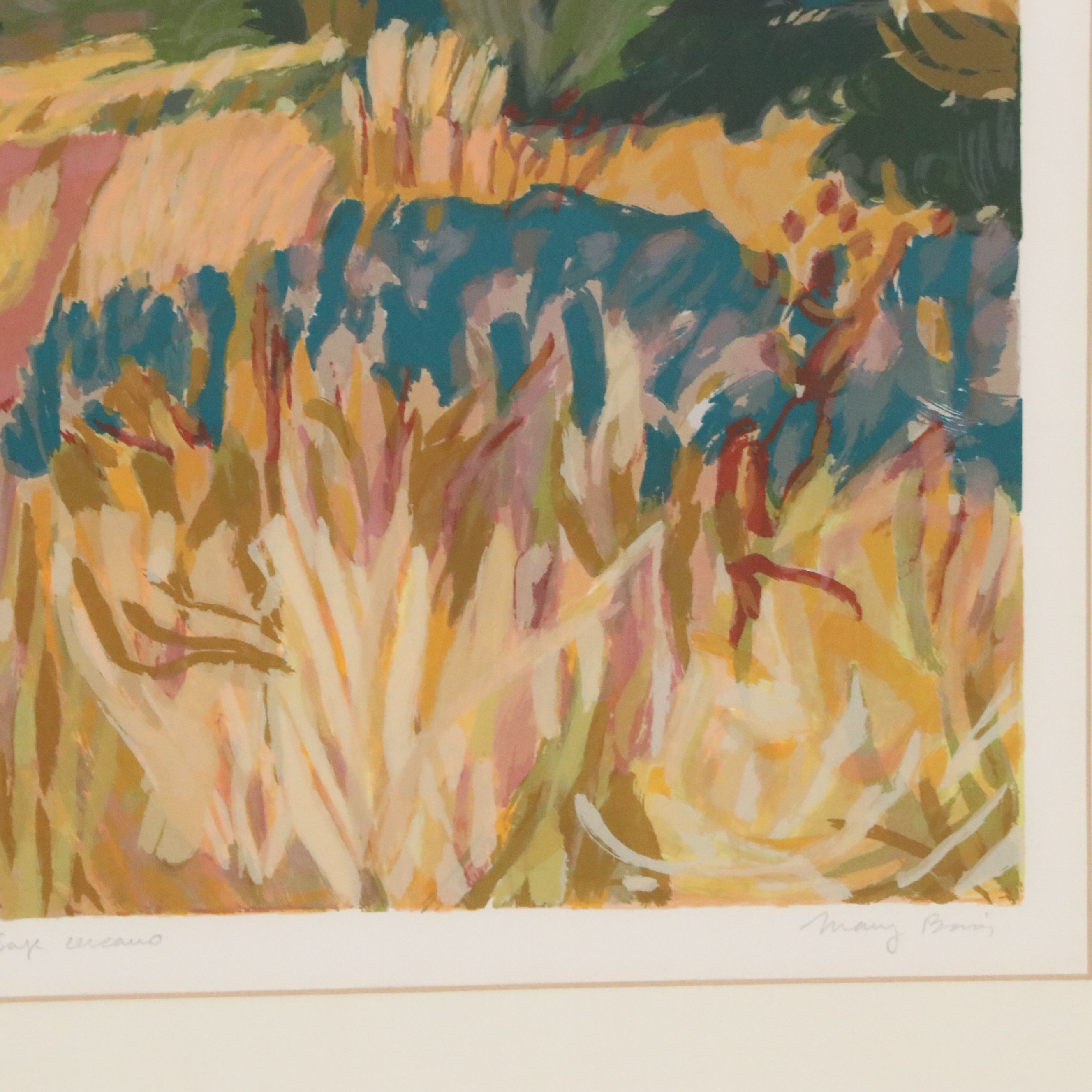 Southwest Landscape Serigraph "Paisaje Cercano"