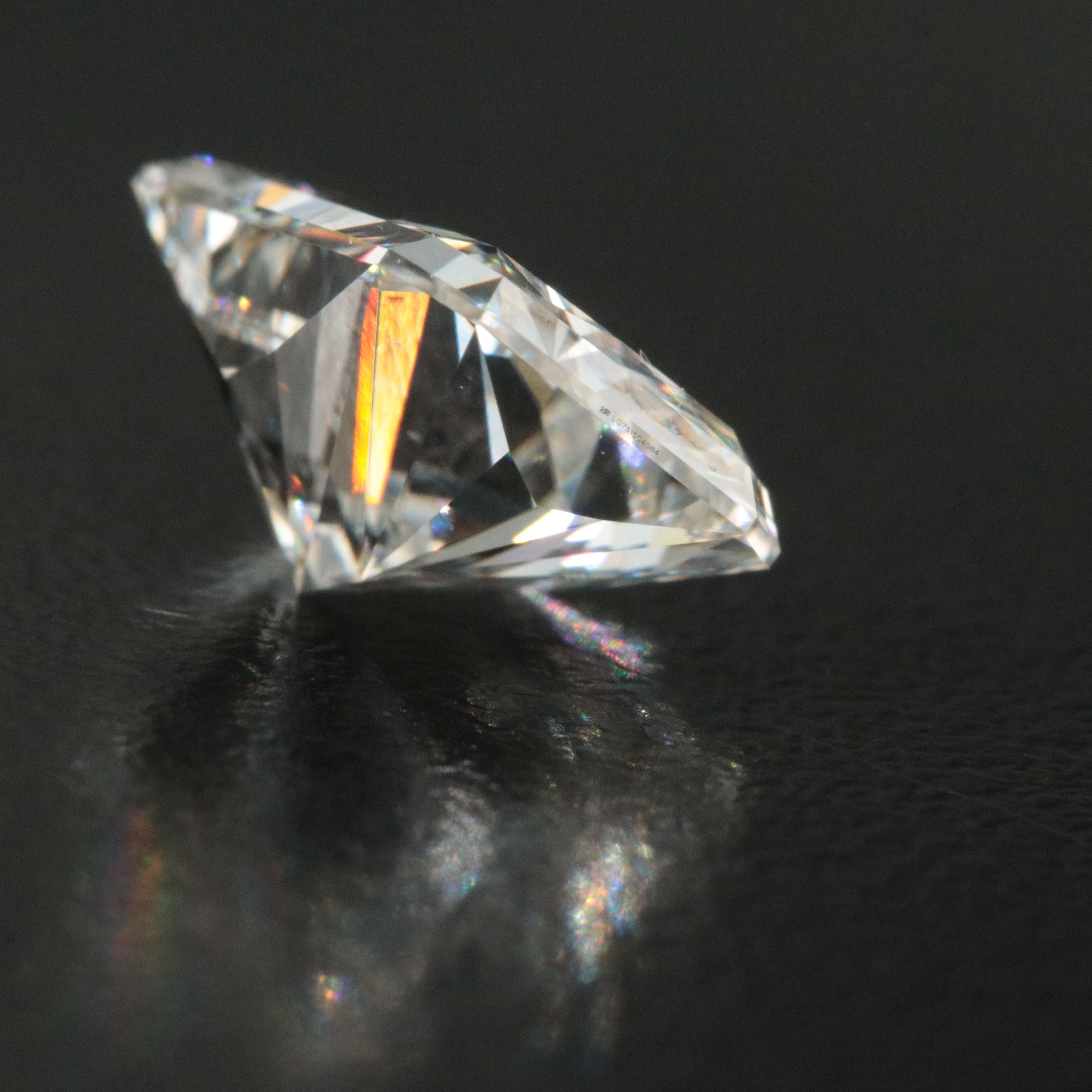 Loose 3.74 CT Lab Grown Diamond with IGI Report