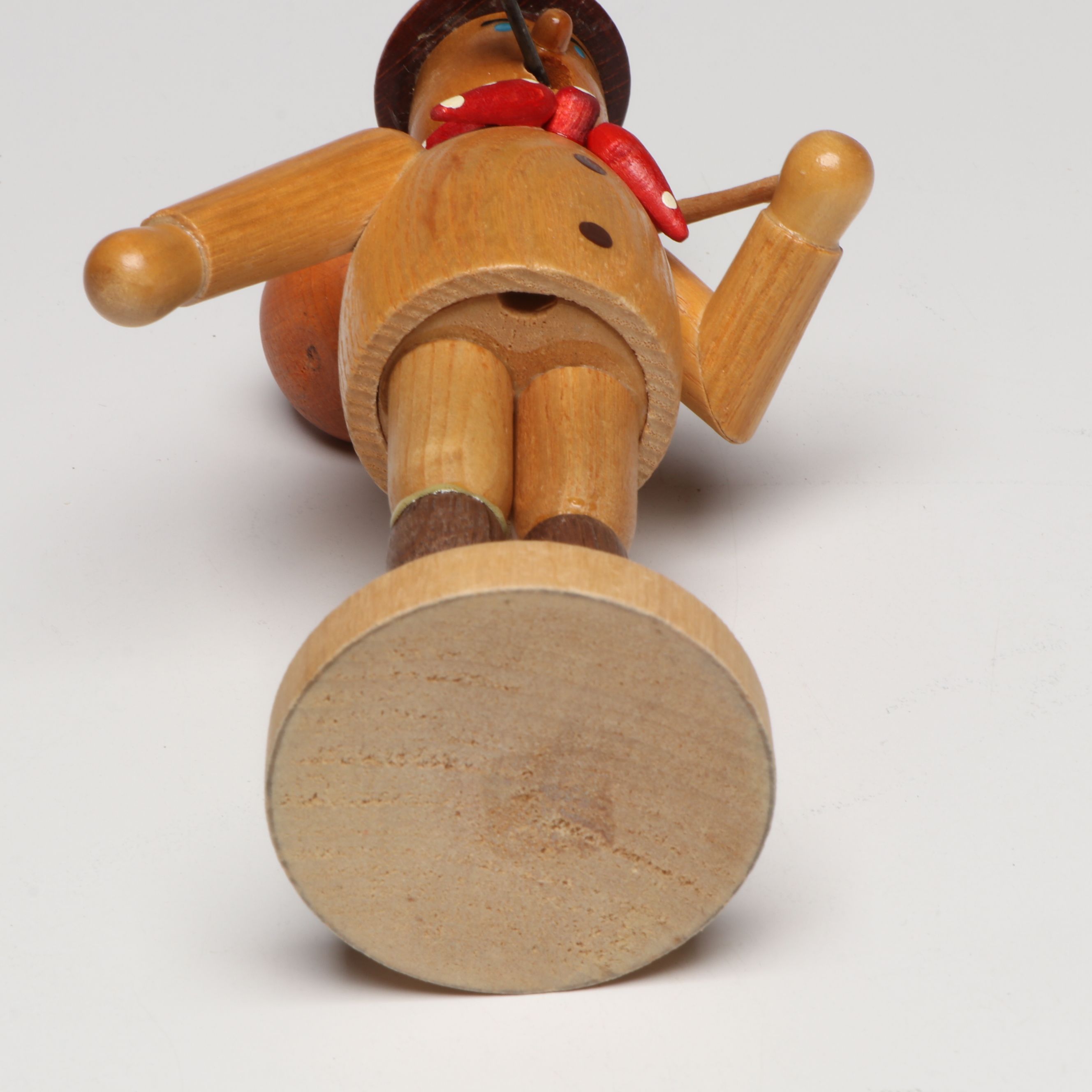 German Räuchermann Carved Wood Incense Burners with Knox Incense