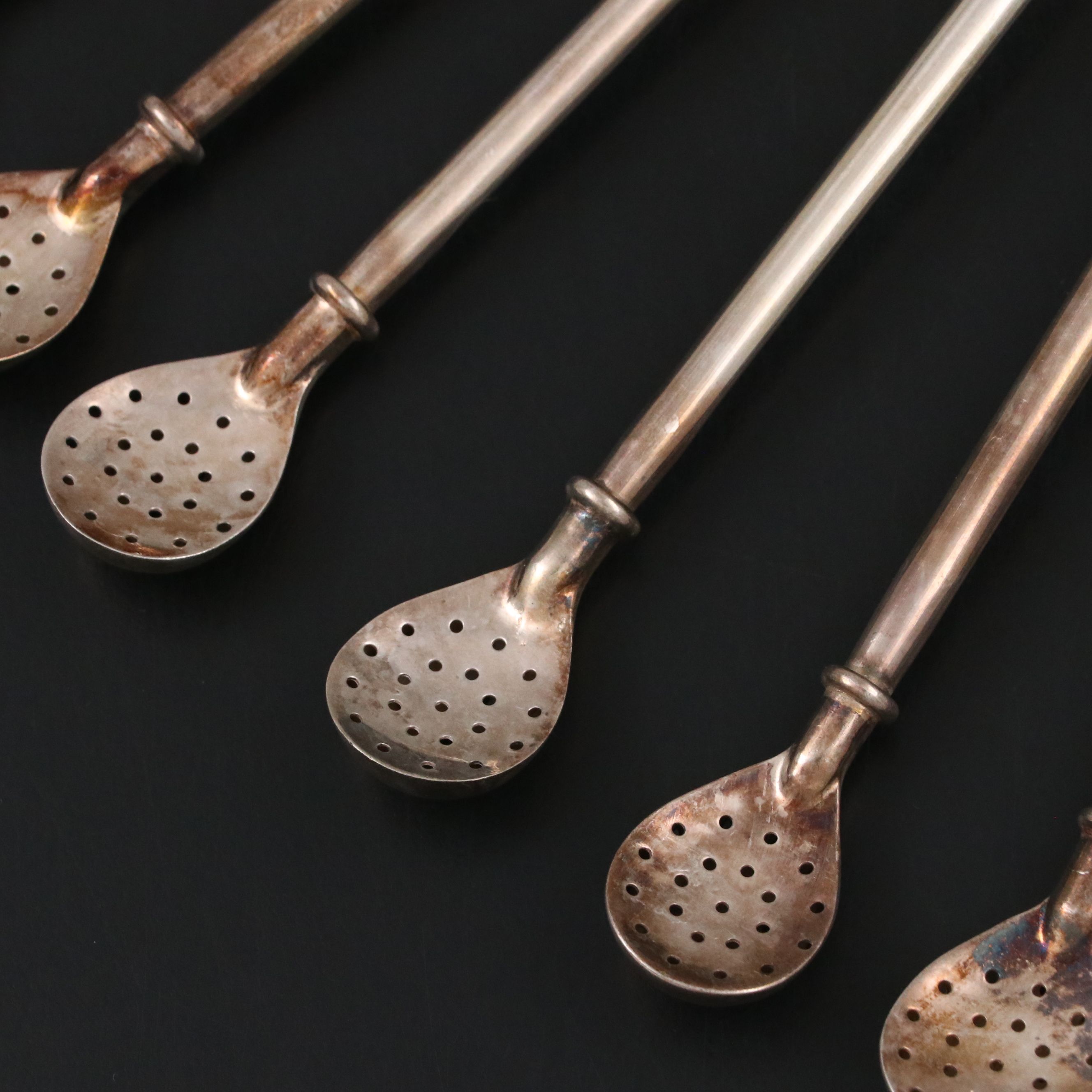 Silver Plate Yerba Mate Bombilla Straws