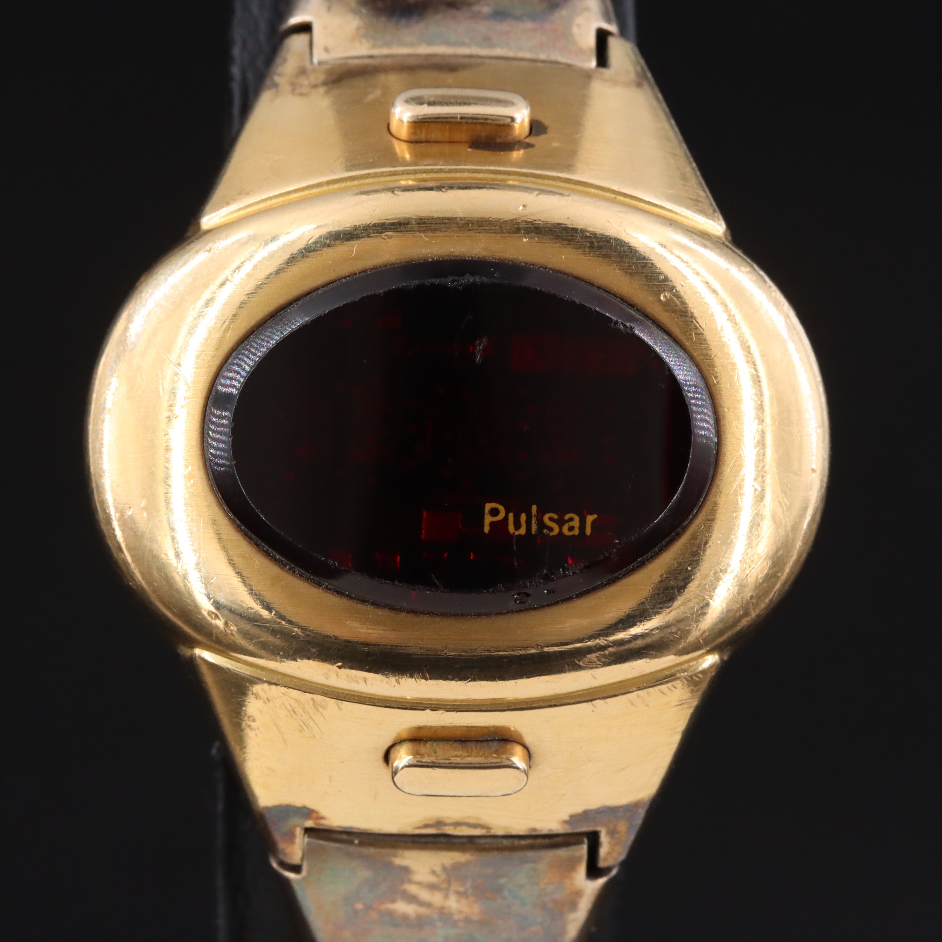 Vintage Pulsar Time Computer Date Command LED Digital Watch