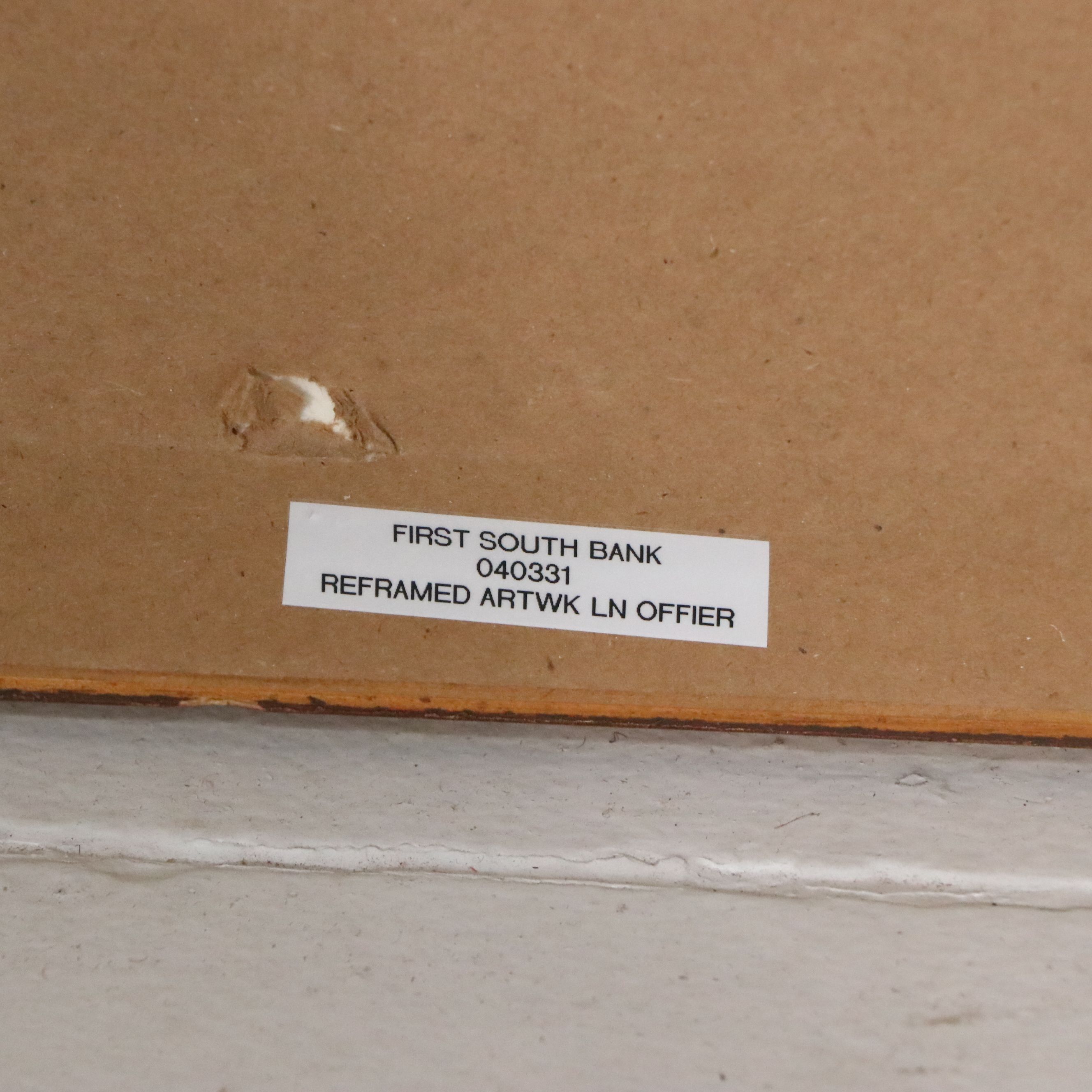 C. Ford Riley Offset Lithograph of Coastal Scene, Late 20th Century