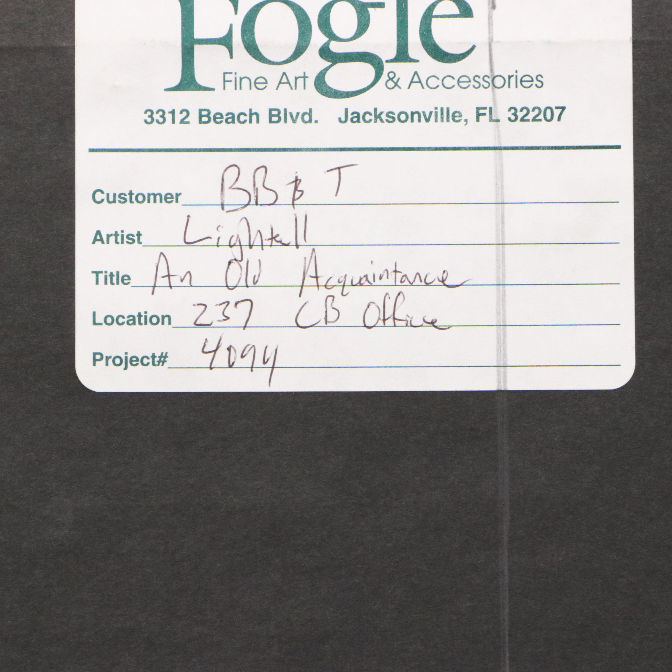 After Megan Lightell Offset Lithograph "An Old Acquaintance," 21st Century