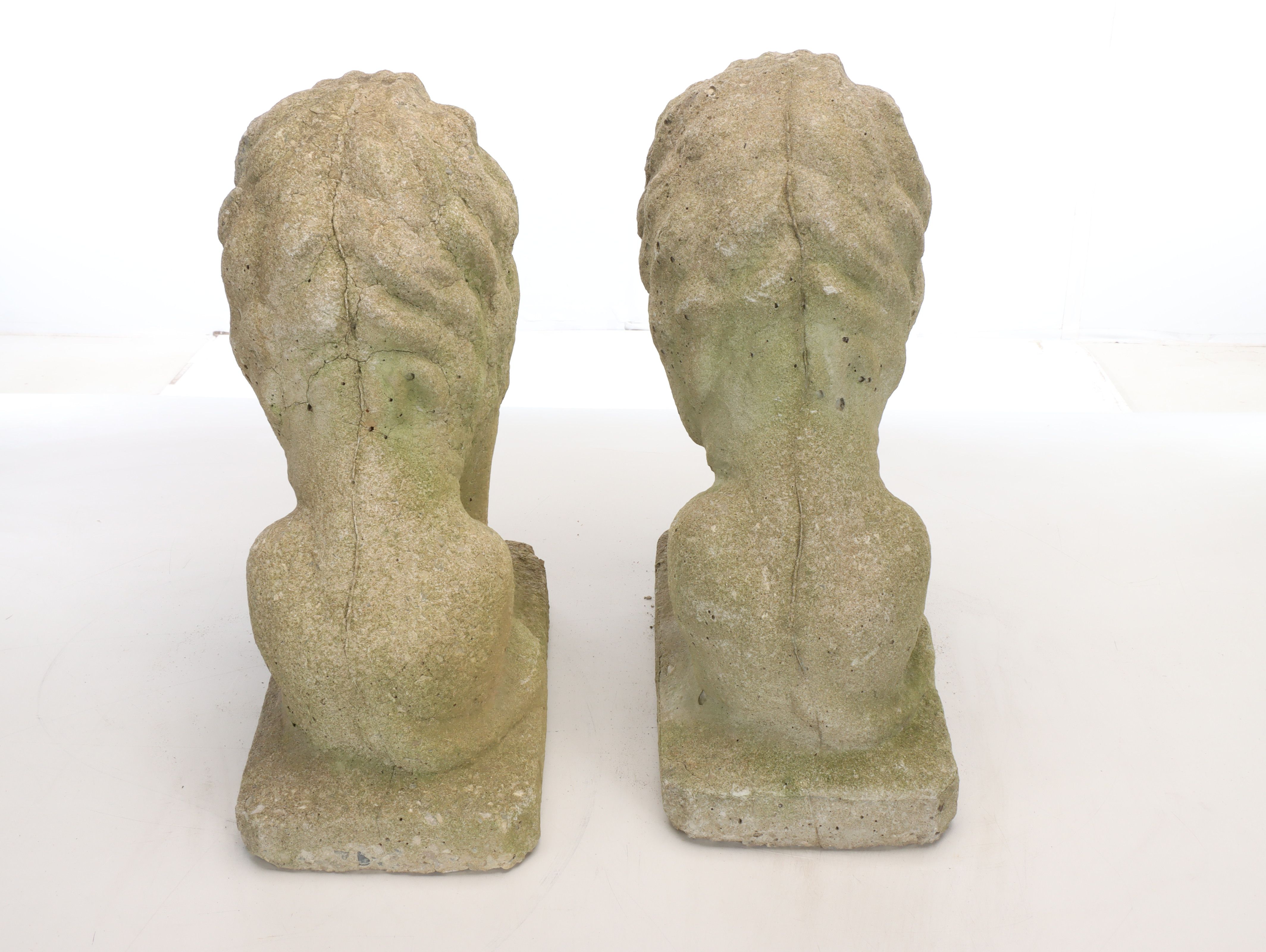 Armorial Lion Cast Concrete Garden Statues
