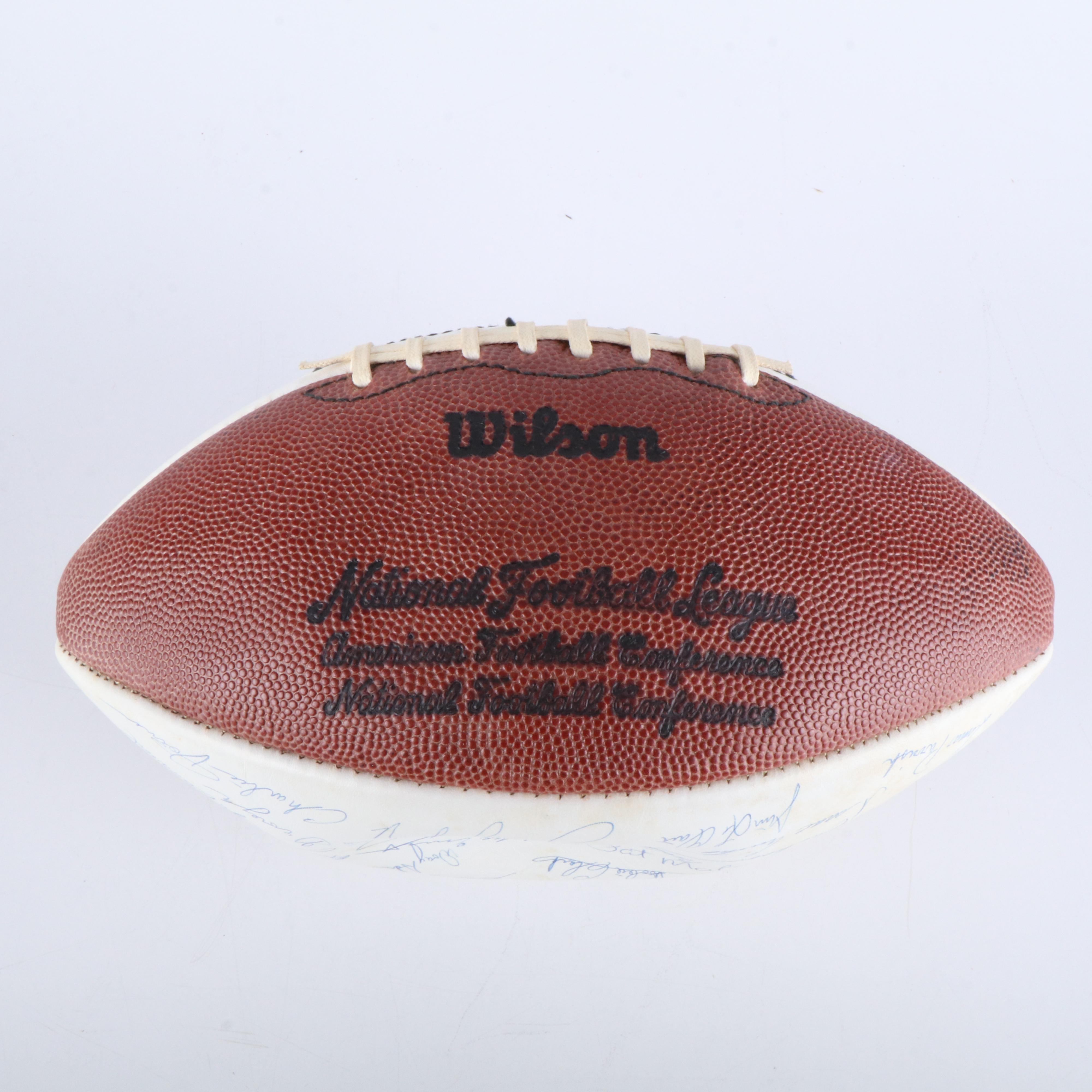 1973 Cincinnati Bengals Team Signed Football Featuring Paul Brown and More