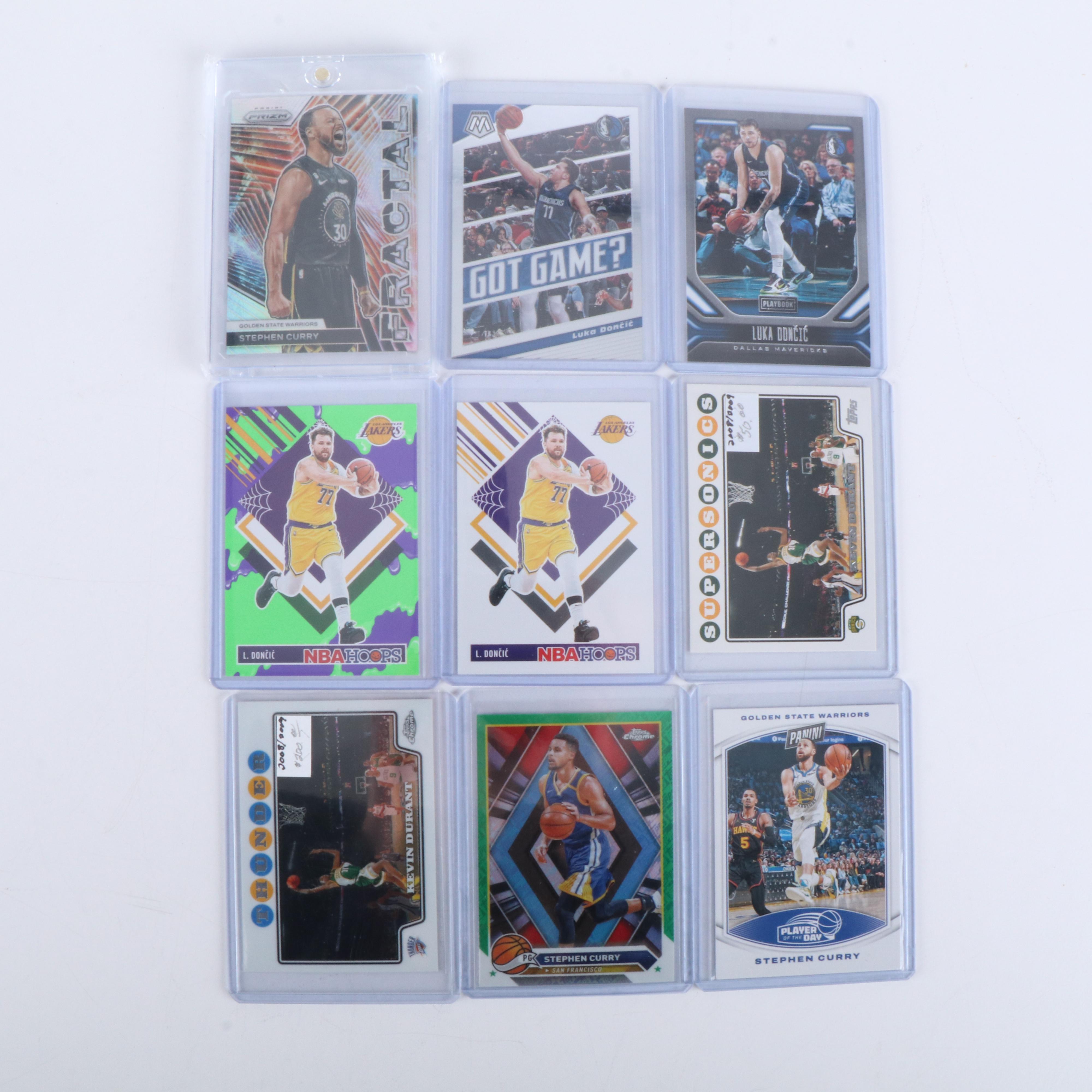Mosaic with Other Basketball Cards Featuring Kevin Durant, Stephen Curry, & More