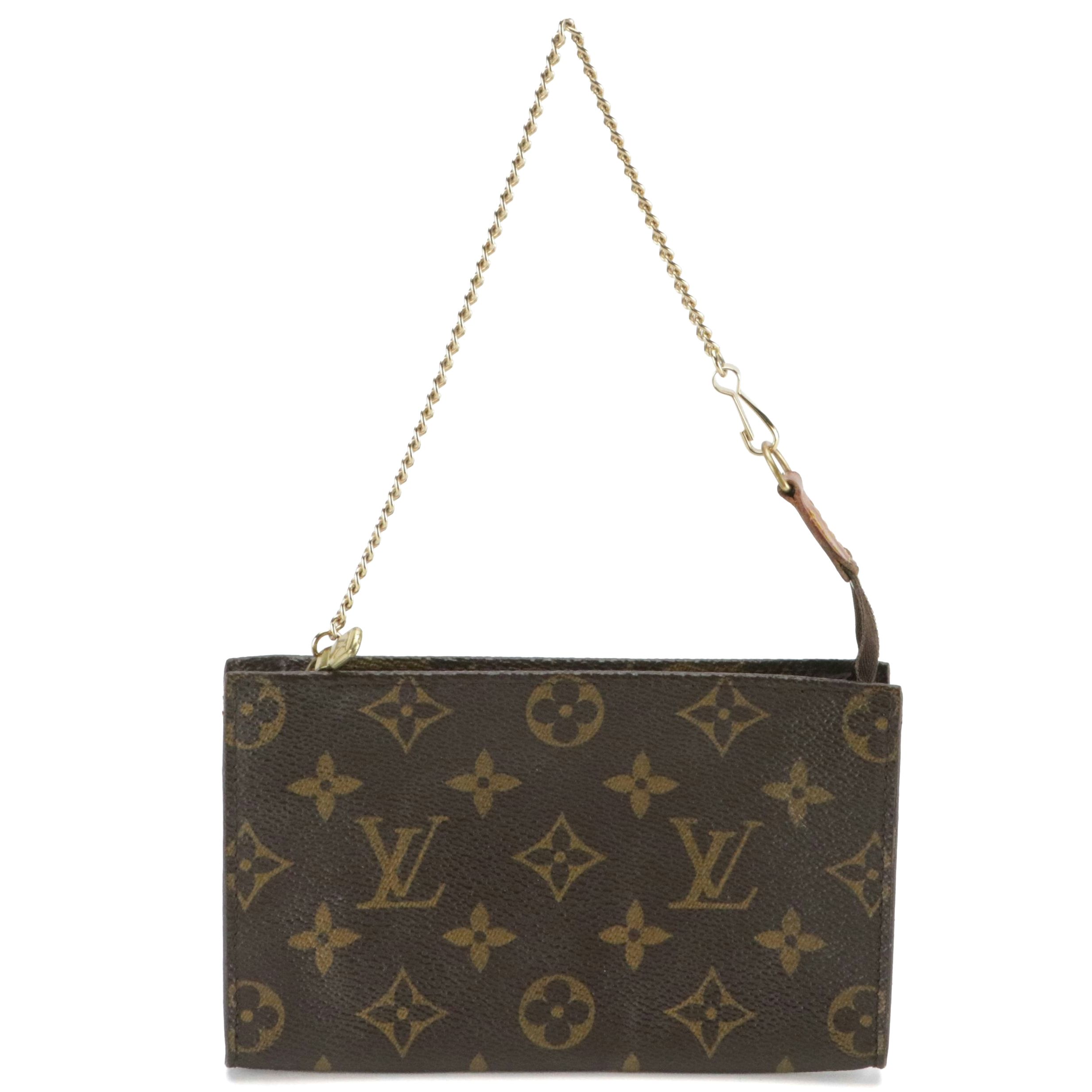 Louis Vuitton Bucket Bag Pouch in Monogram Canvas