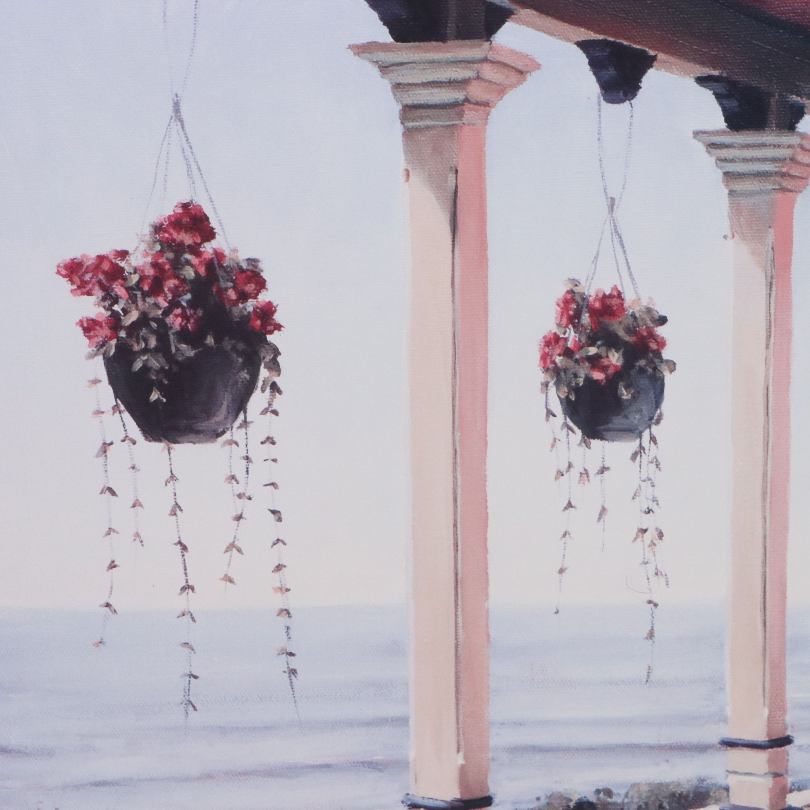 After Karl Soderlund Offset Lithograph "A Perfect View," Late 20th Century