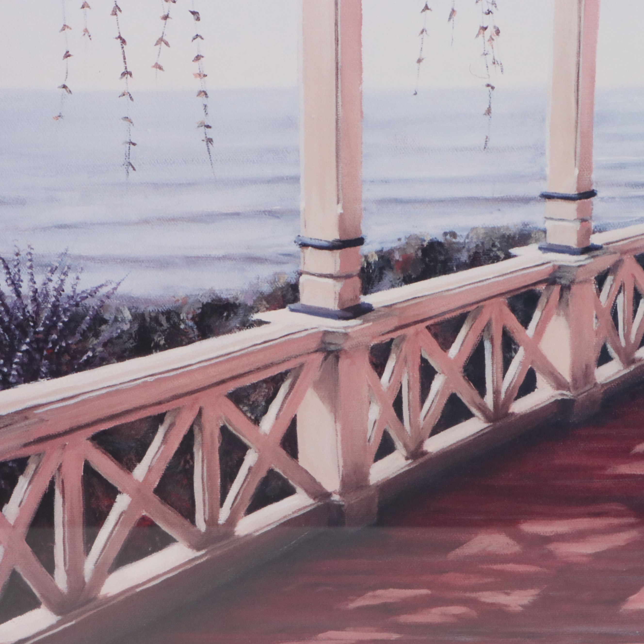 After Karl Soderlund Offset Lithograph "A Perfect View," Late 20th Century