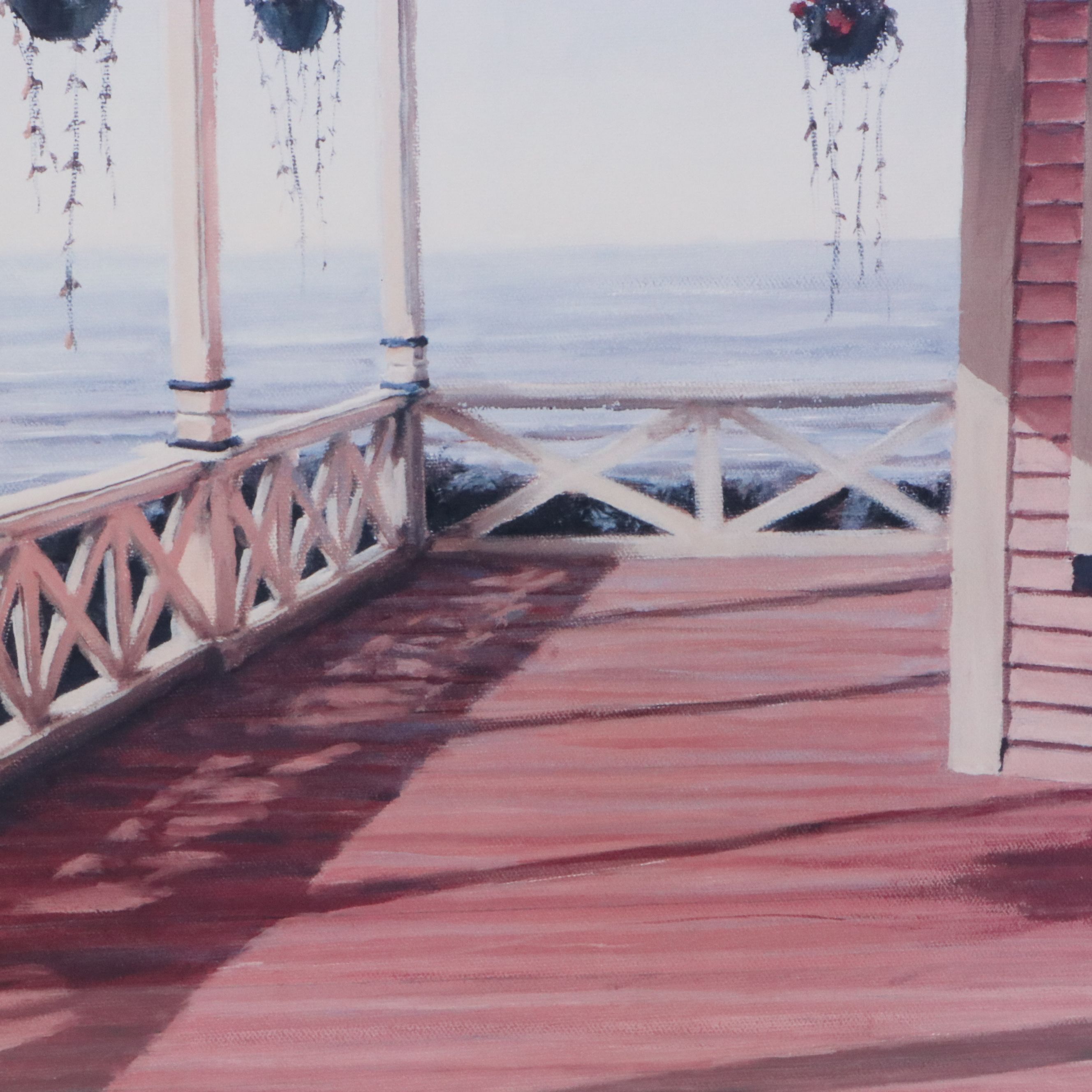 After Karl Soderlund Offset Lithograph "A Perfect View," Late 20th Century