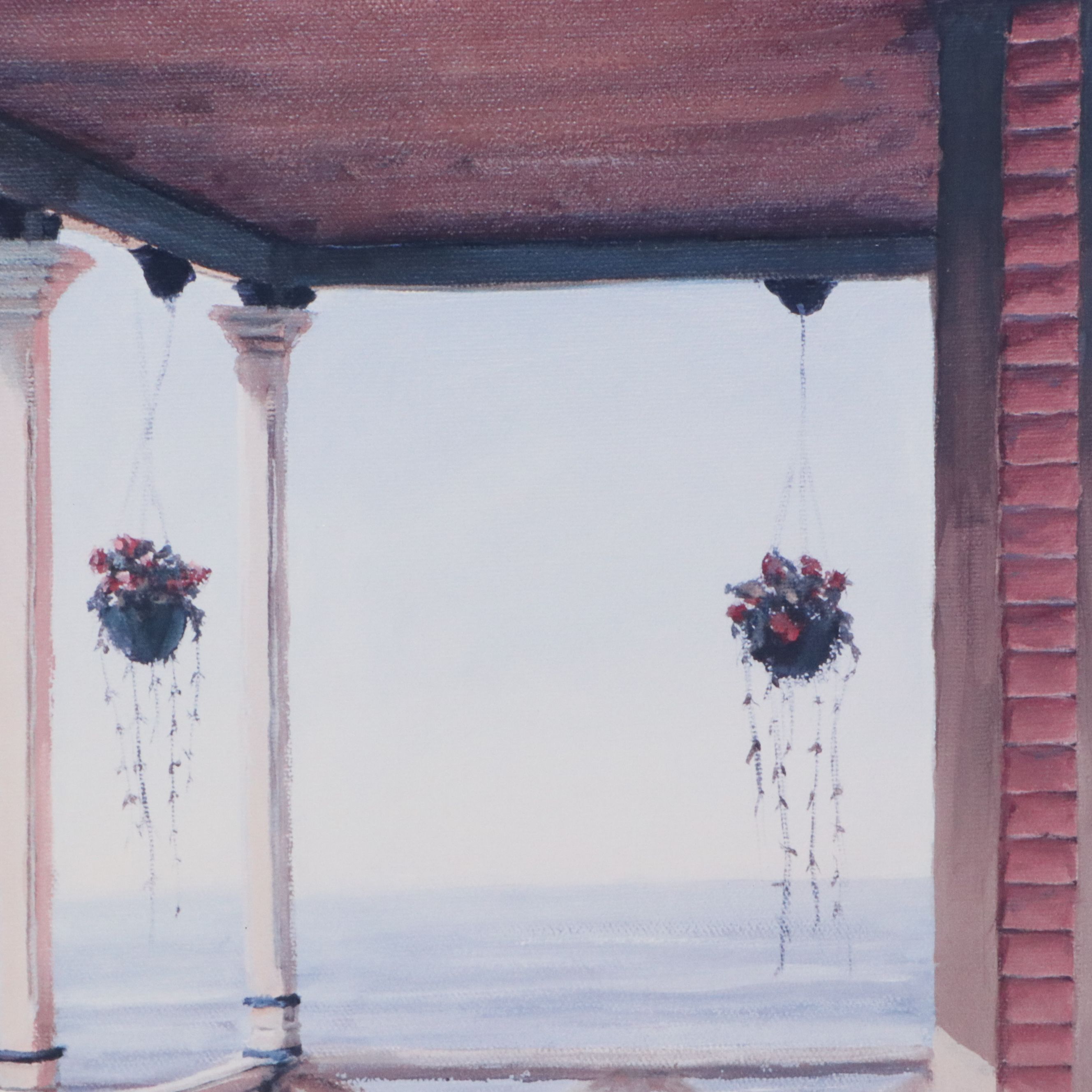 After Karl Soderlund Offset Lithograph "A Perfect View," Late 20th Century