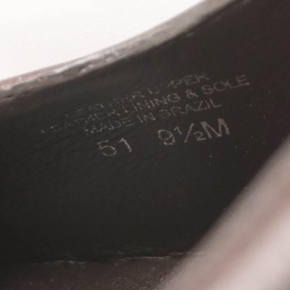 Tory Burch Howie Round-Toe Pumps in Chocolate Brown Suede and Leather Trim