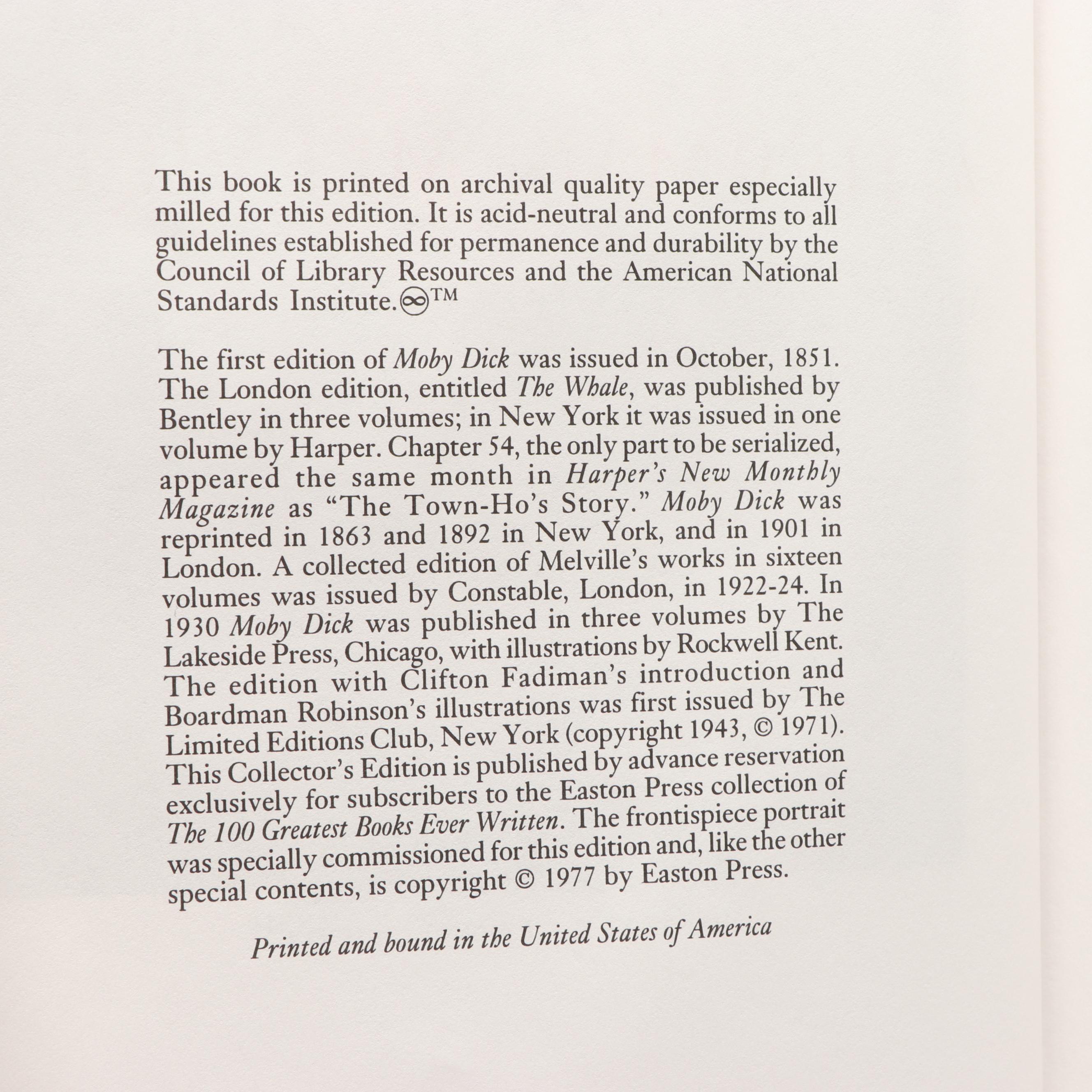 "Gone with the Wind," "Moby Dick," and More Fiction and Nonfiction Books