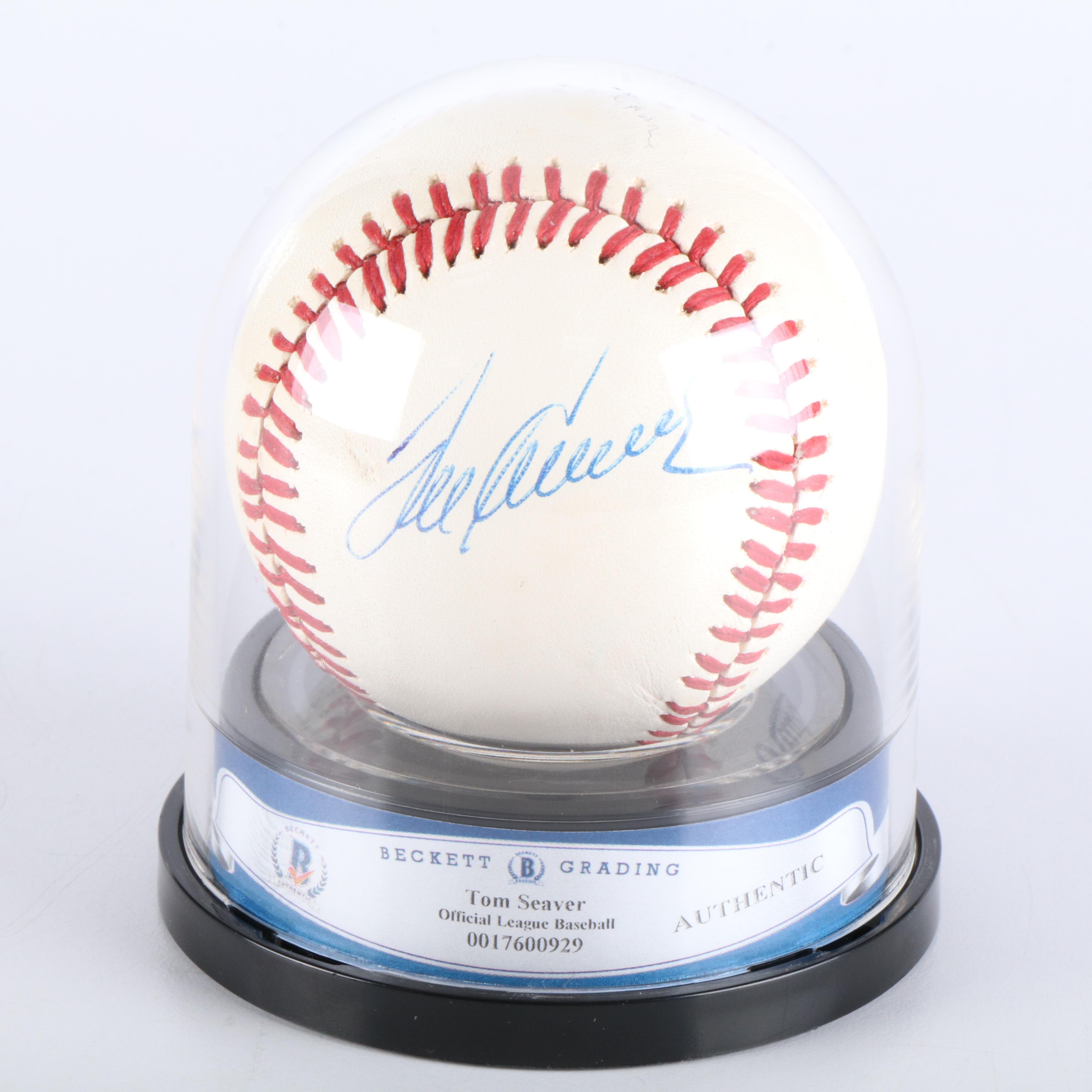 Tom Seaver Signed Baseball, Beckett Authenticated
