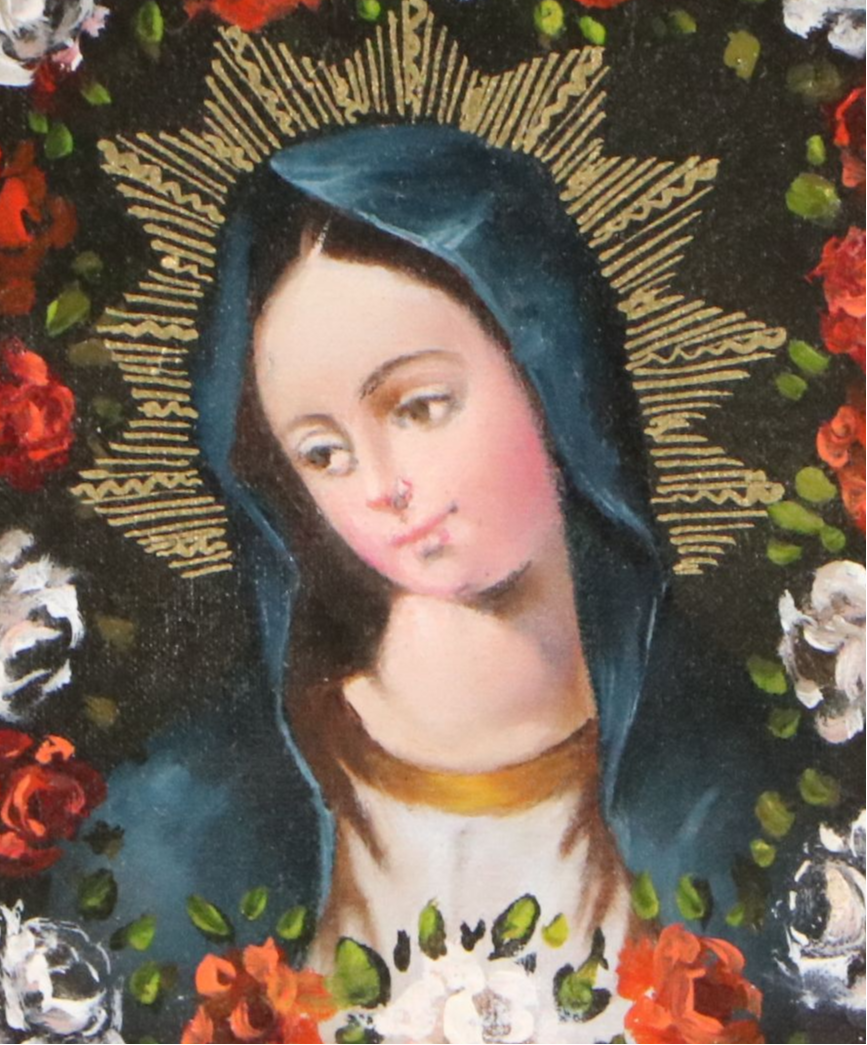 Ernesto Zuñiga Oil Painting "Virgin Mary"