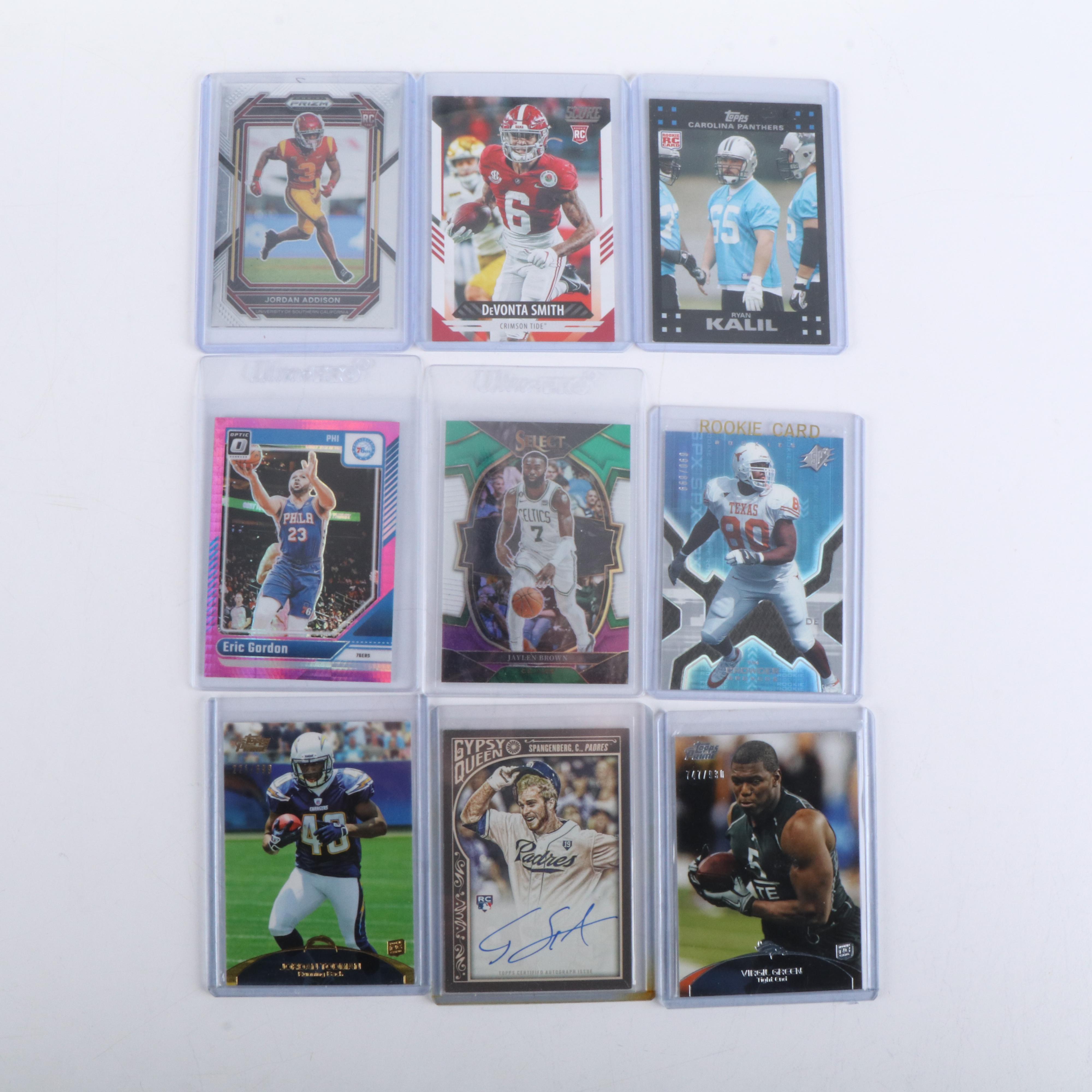 Topps with Other Sports Cards Featuring Signed, Serial Numbered, and More