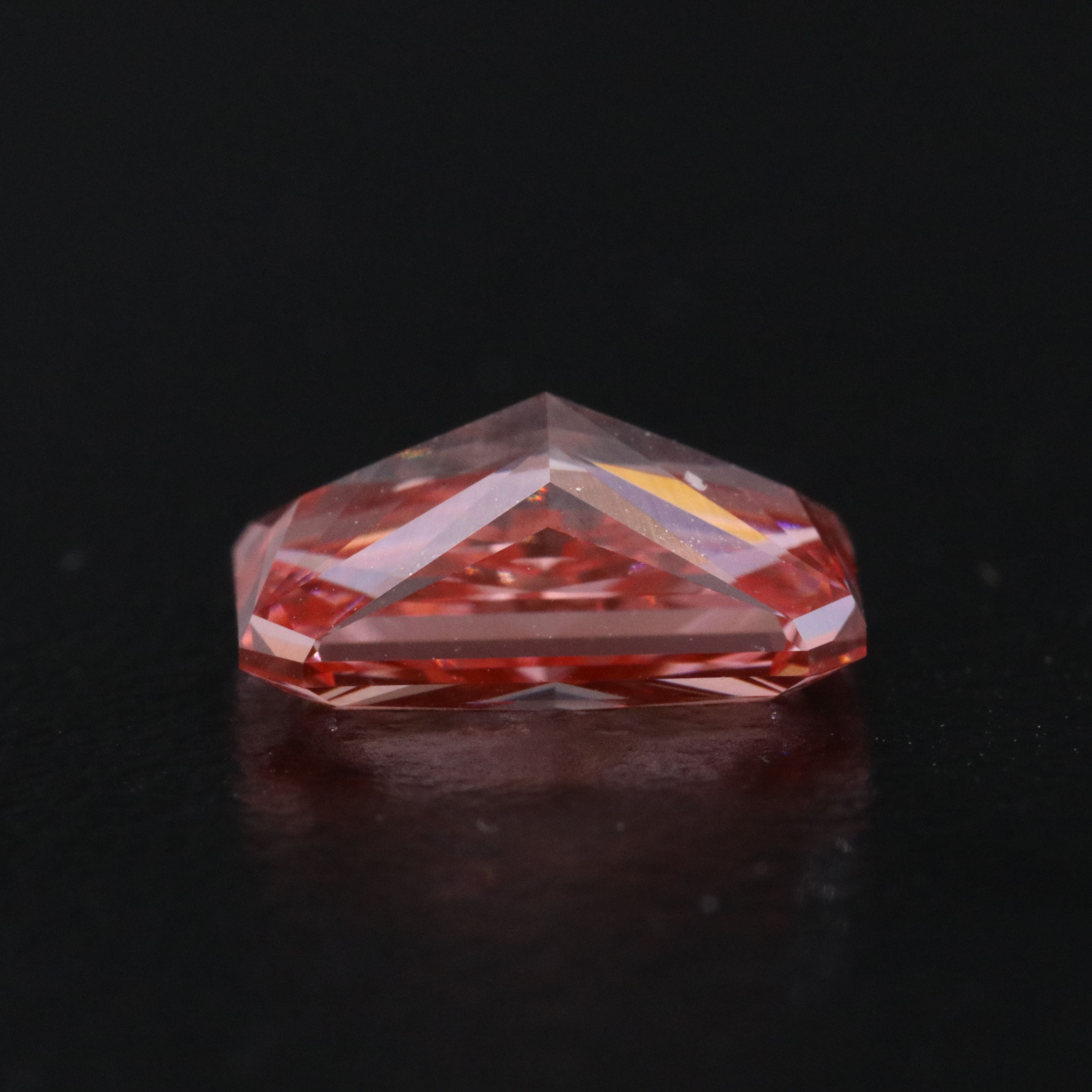 Loose 2.23 CT Lab Grown Fancy Vivid Pink Diamond with IGI Report