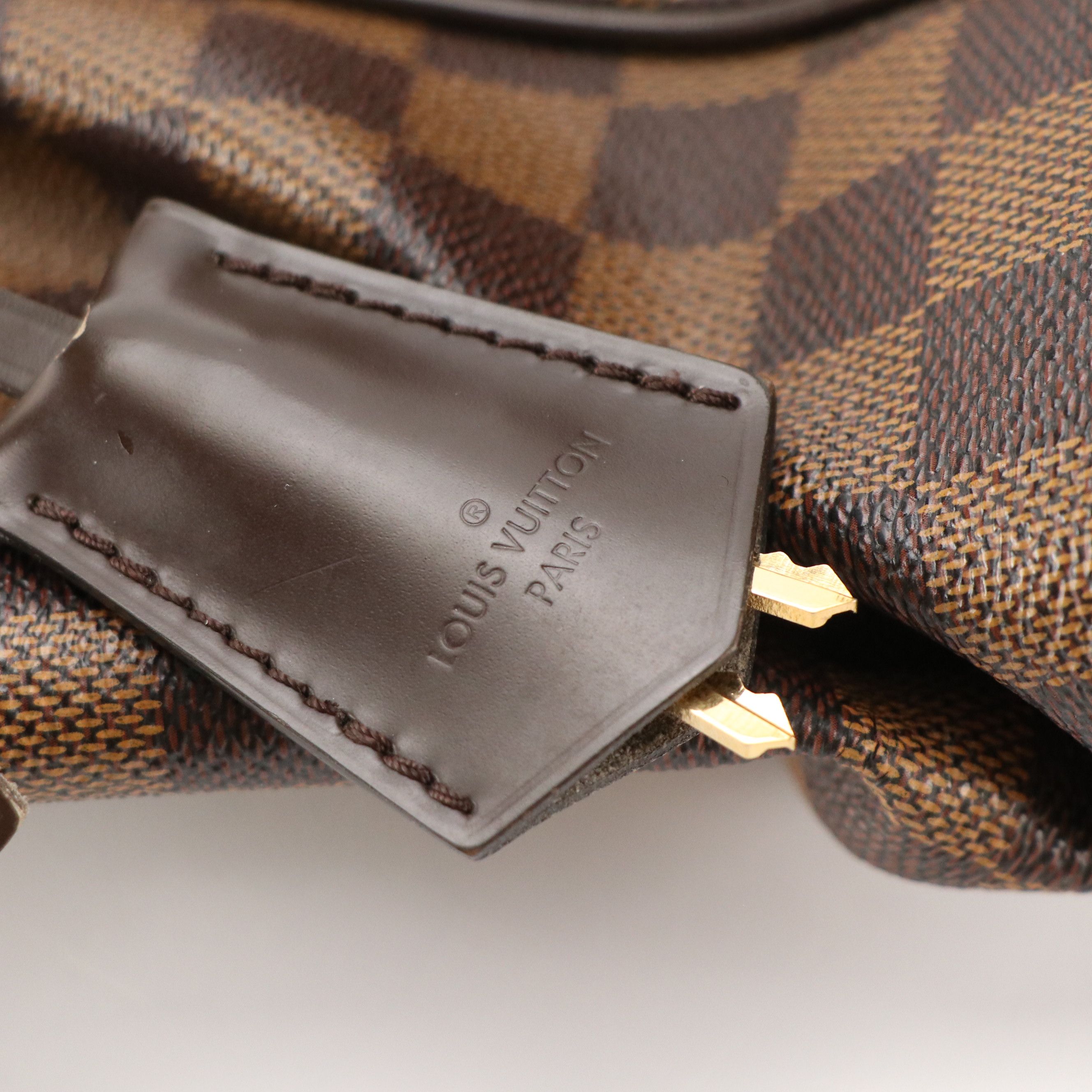 Louis Vuitton Verona MM Satchel in Damier Ebene Canvas and Leather