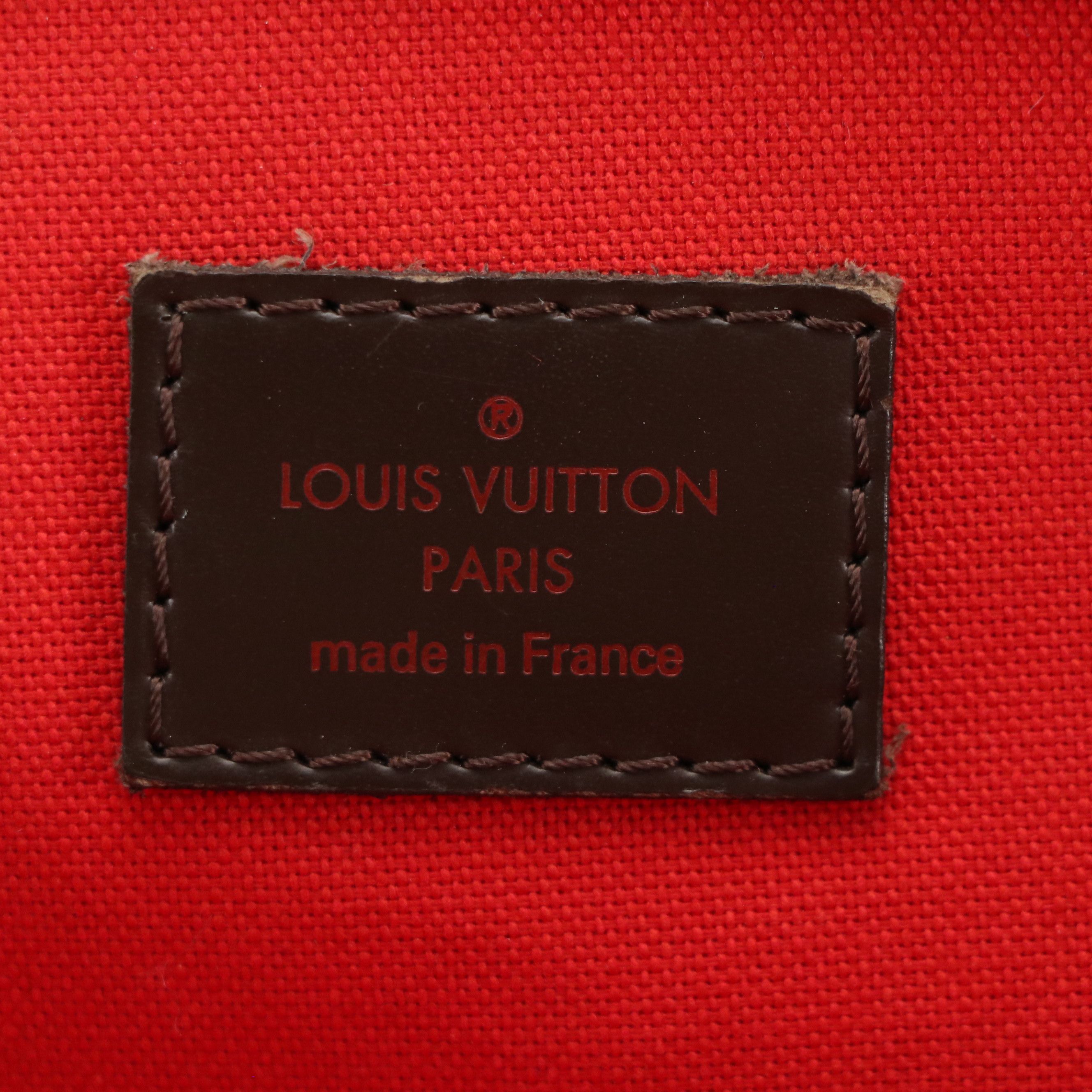 Louis Vuitton Verona MM Satchel in Damier Ebene Canvas and Leather