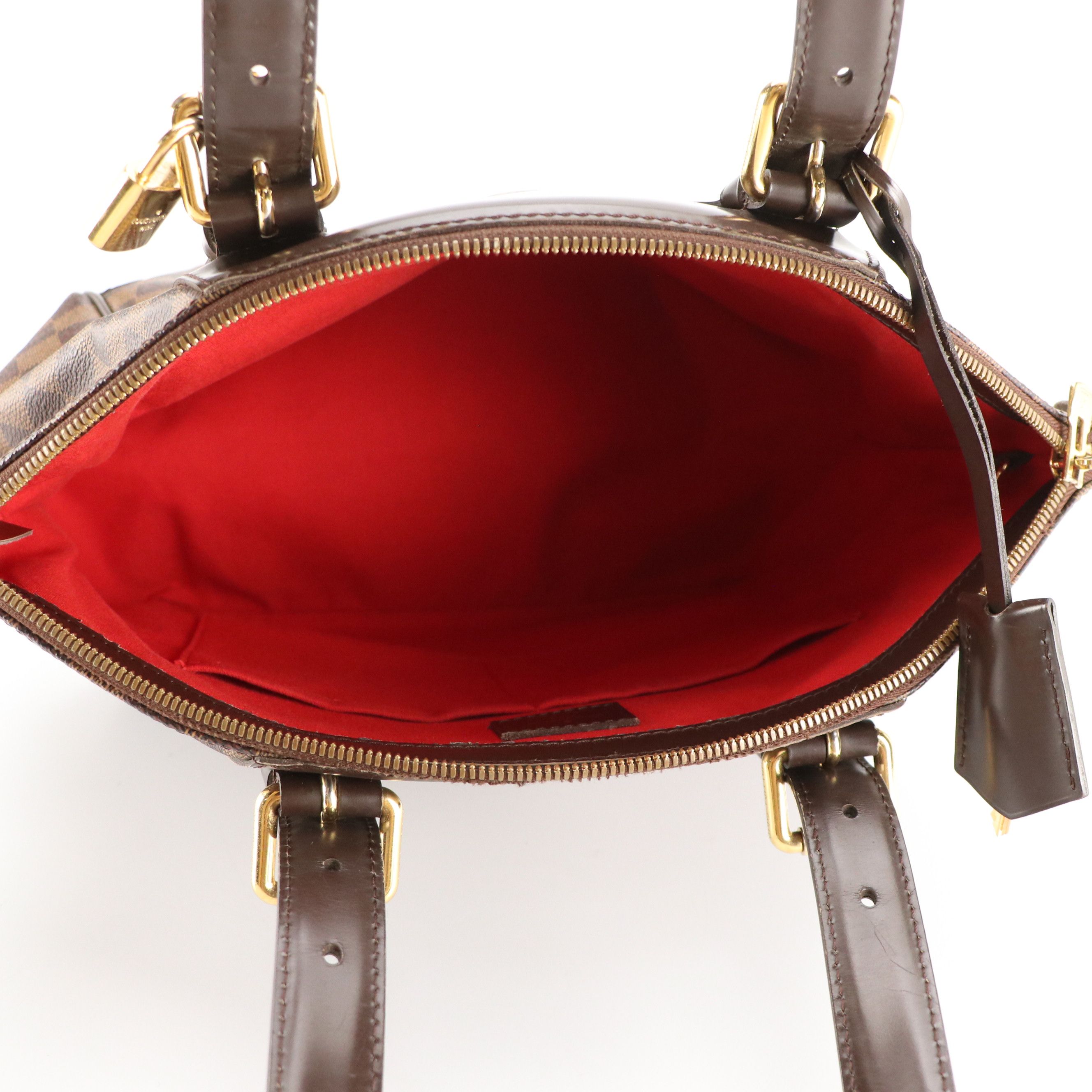 Louis Vuitton Verona MM Satchel in Damier Ebene Canvas and Leather