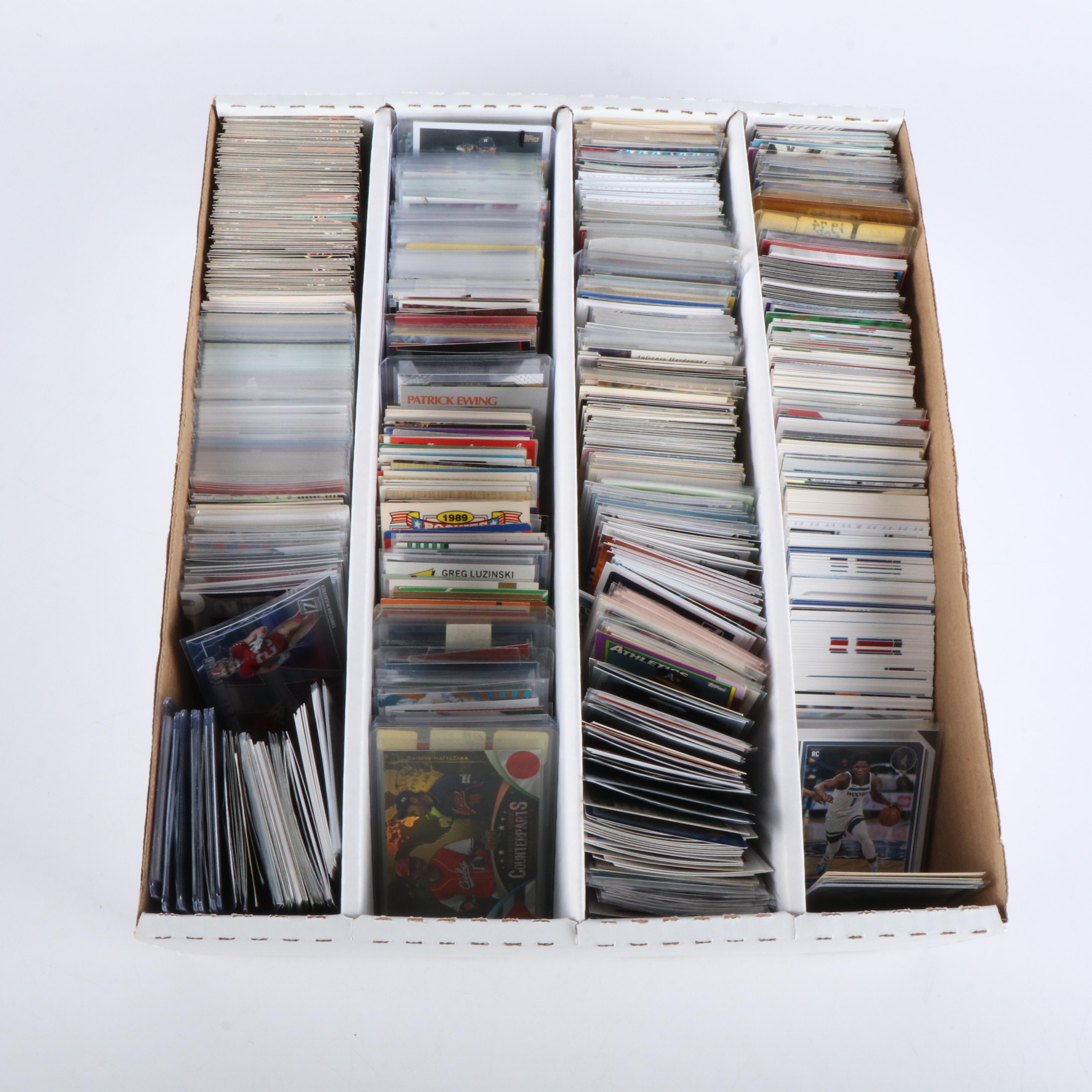 Trading Card Collection Featuring Pokémon, Football, Yu-Gi-Oh!, and More