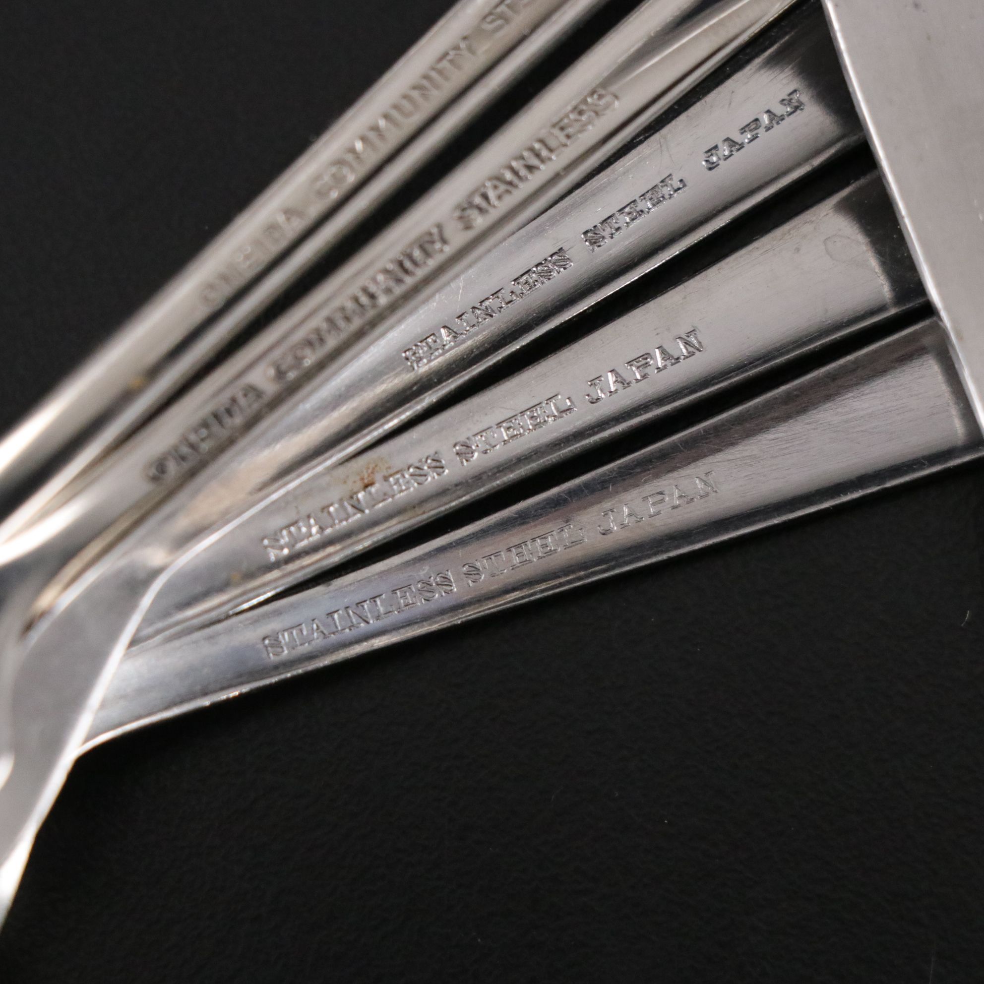 Mid Century Modern Oneida "Twin Star" and Similar Stainless Steel Flatware