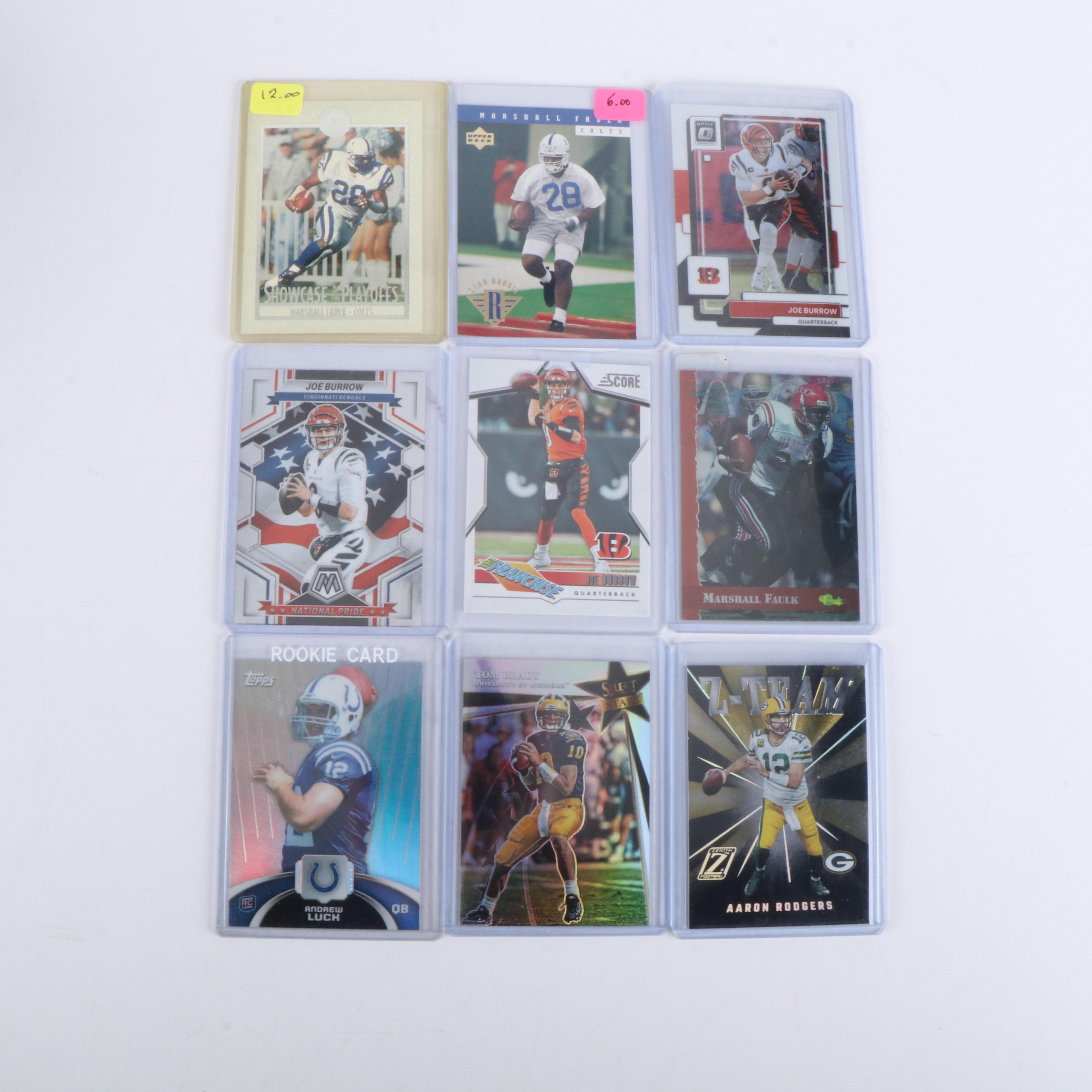 Collection of 213 Football Cards, Star Players