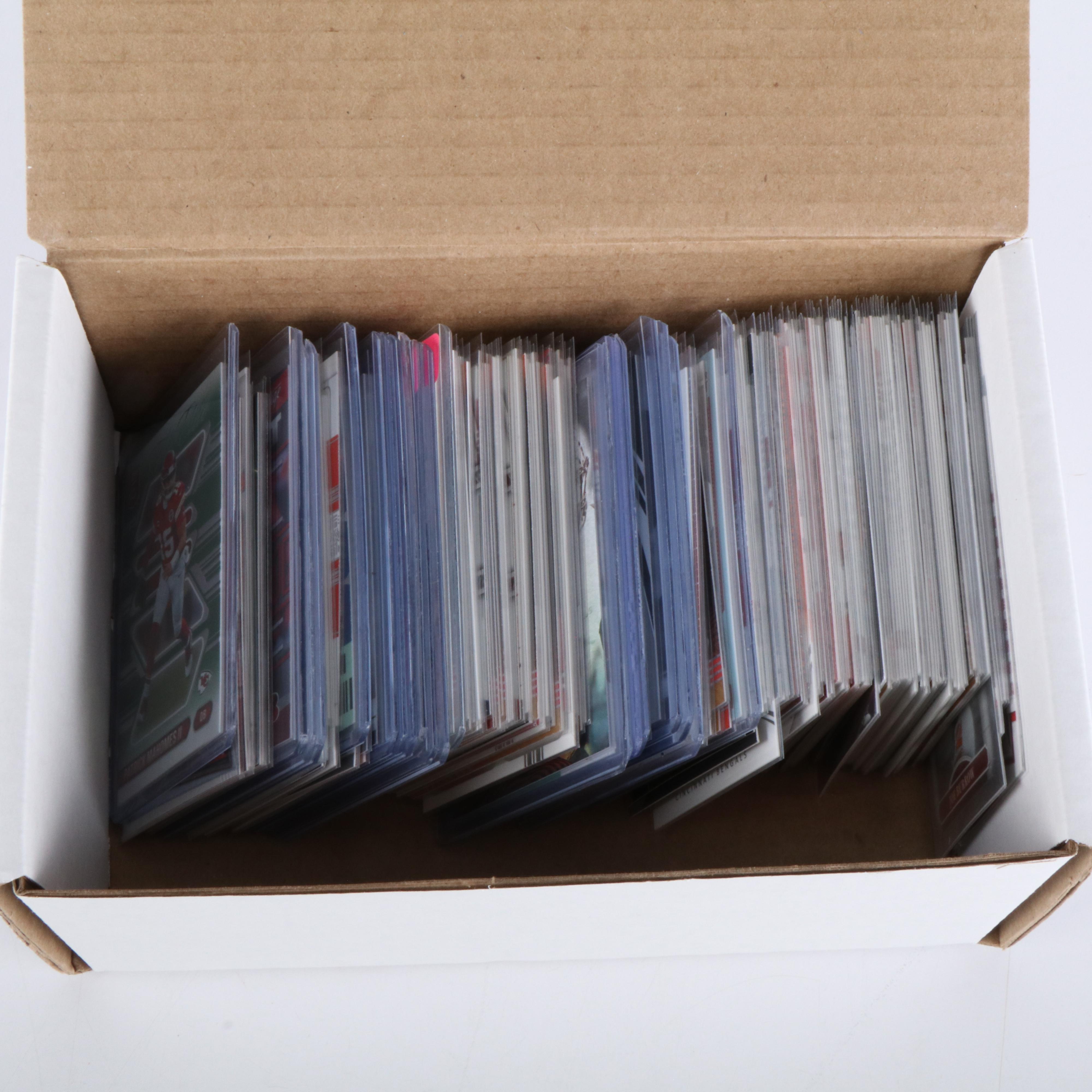 Collection of 213 Football Cards, Star Players