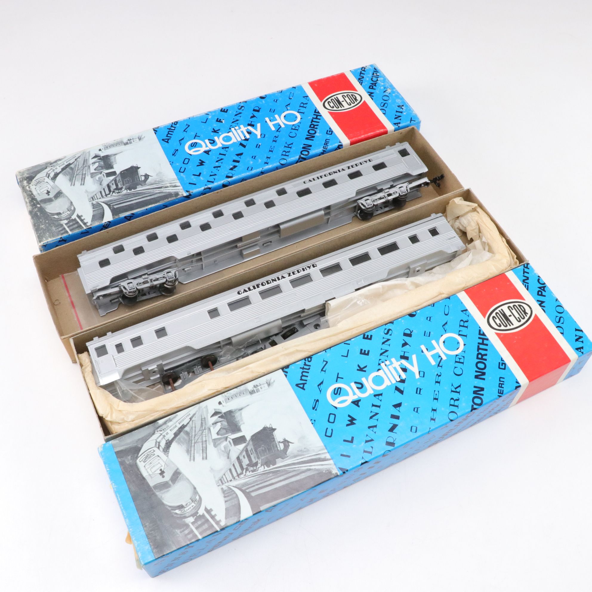 Con-Cor, Athearn, Bachmann and More HO Scale Model Locomotives and Train Cars