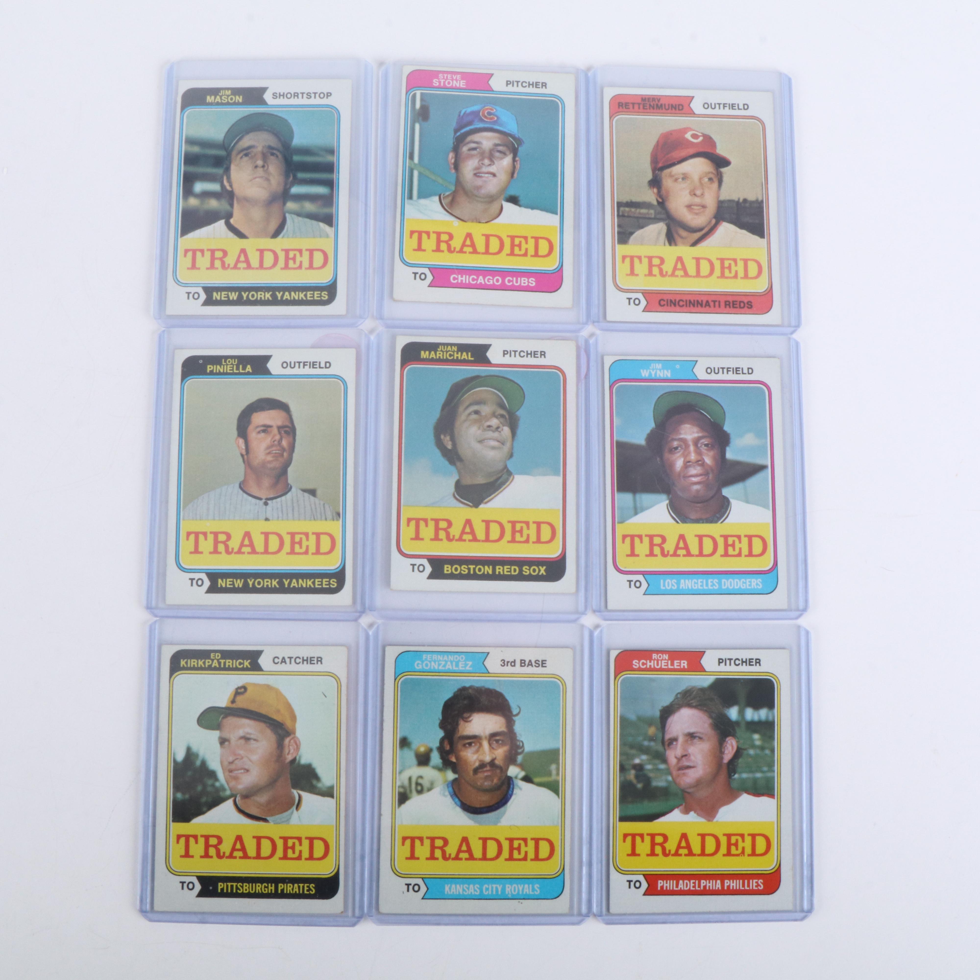 Topps Baseball Cards Featuring Dave Parker Rookie and More, 1970s