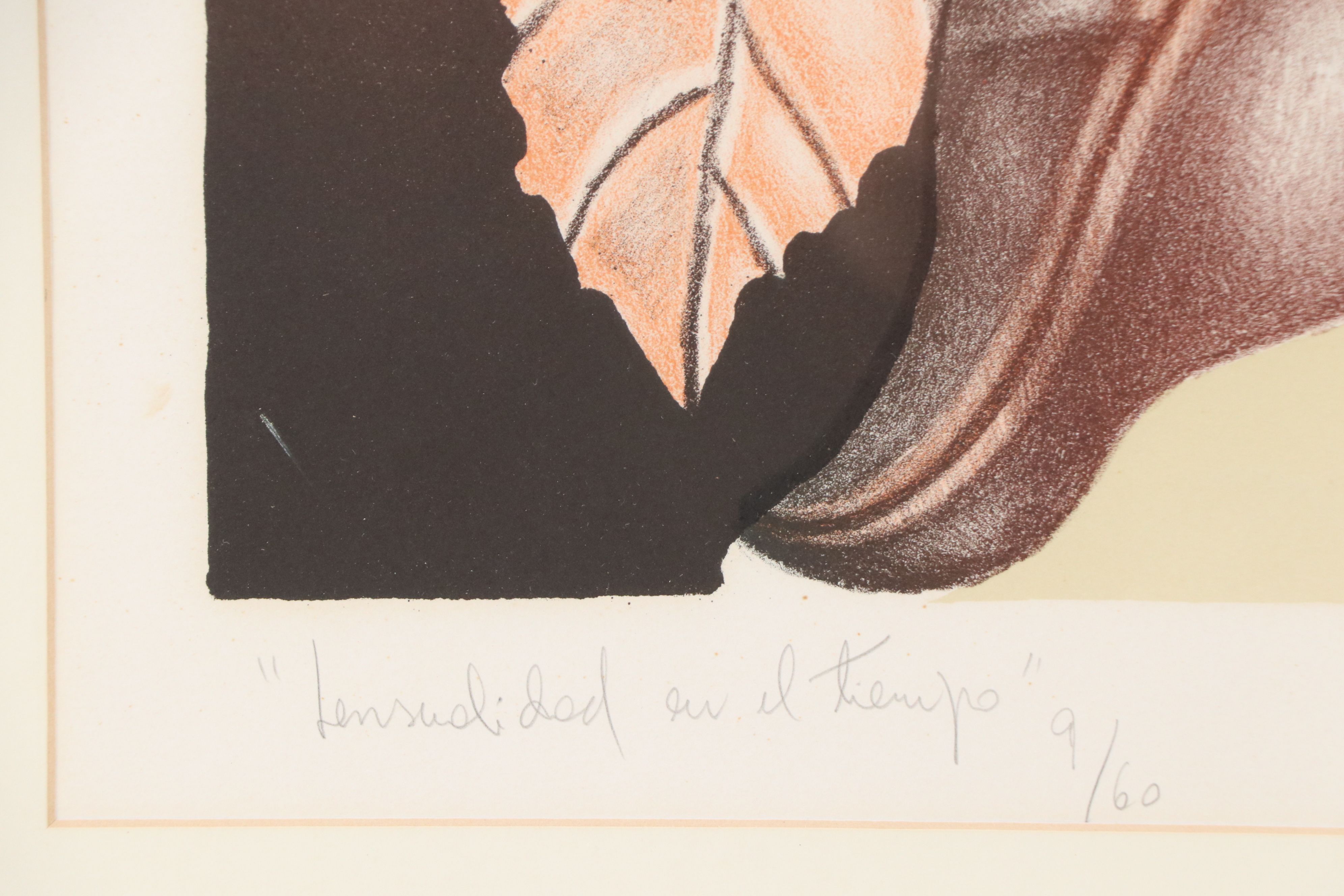 Susana Rodriguez Lithograph "Sensualidad en el Tiempo"