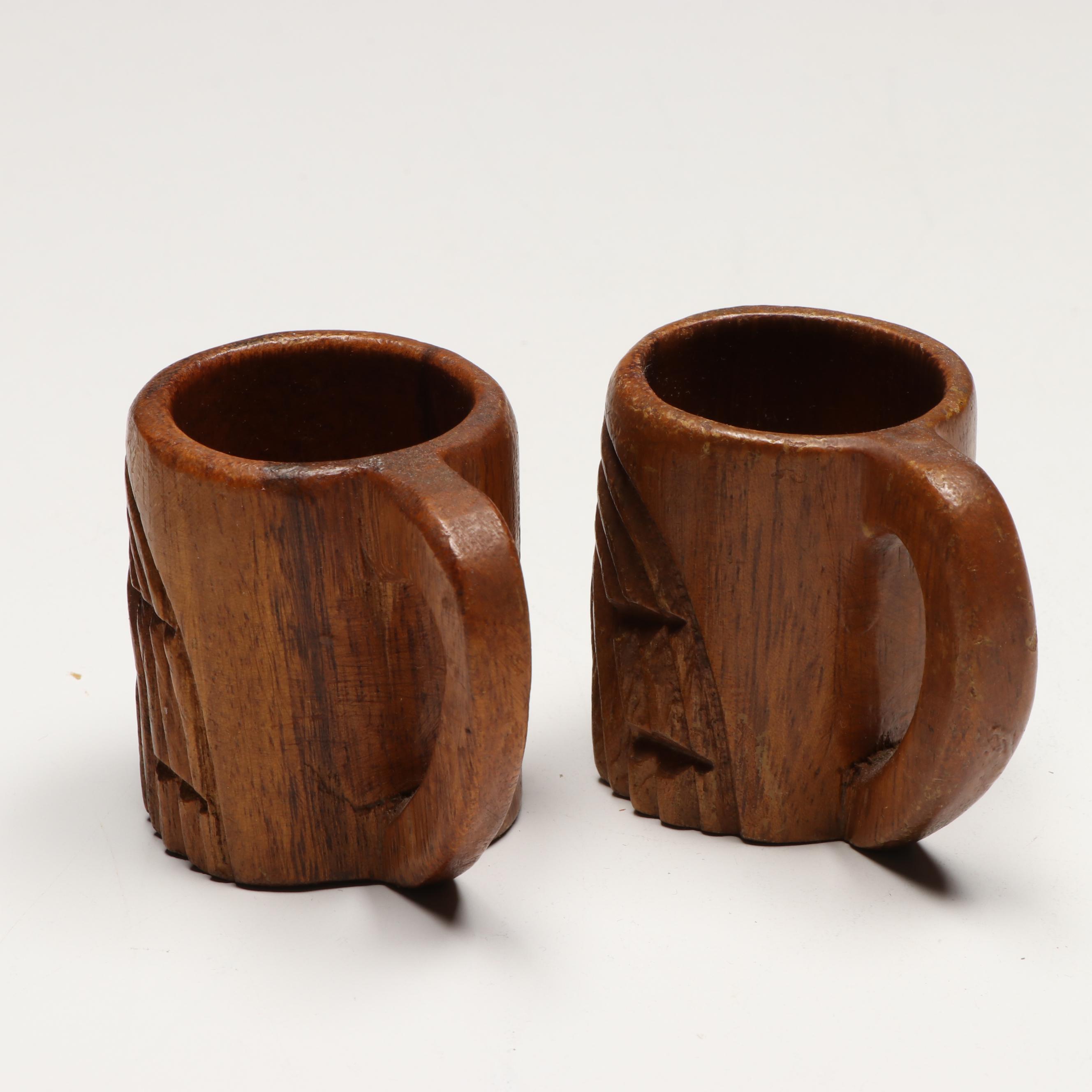 Alaskan "The Legend of Sun and Raven" Carved Wood Totem with Other Décor