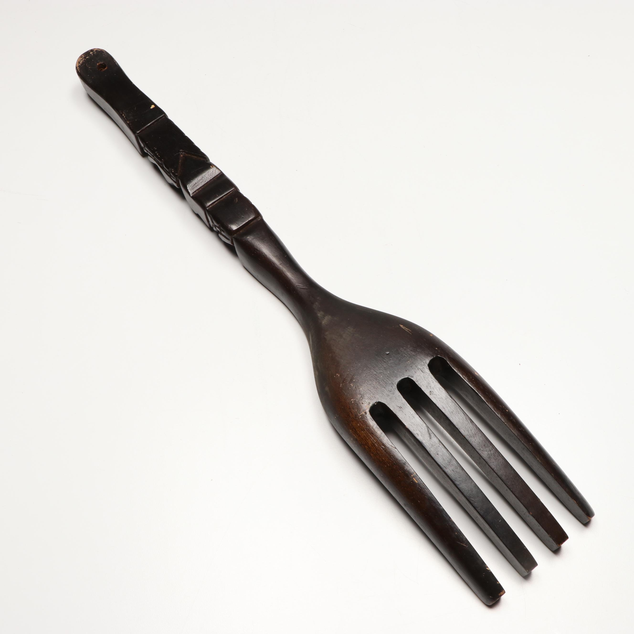 Alaskan "The Legend of Sun and Raven" Carved Wood Totem with Other Décor