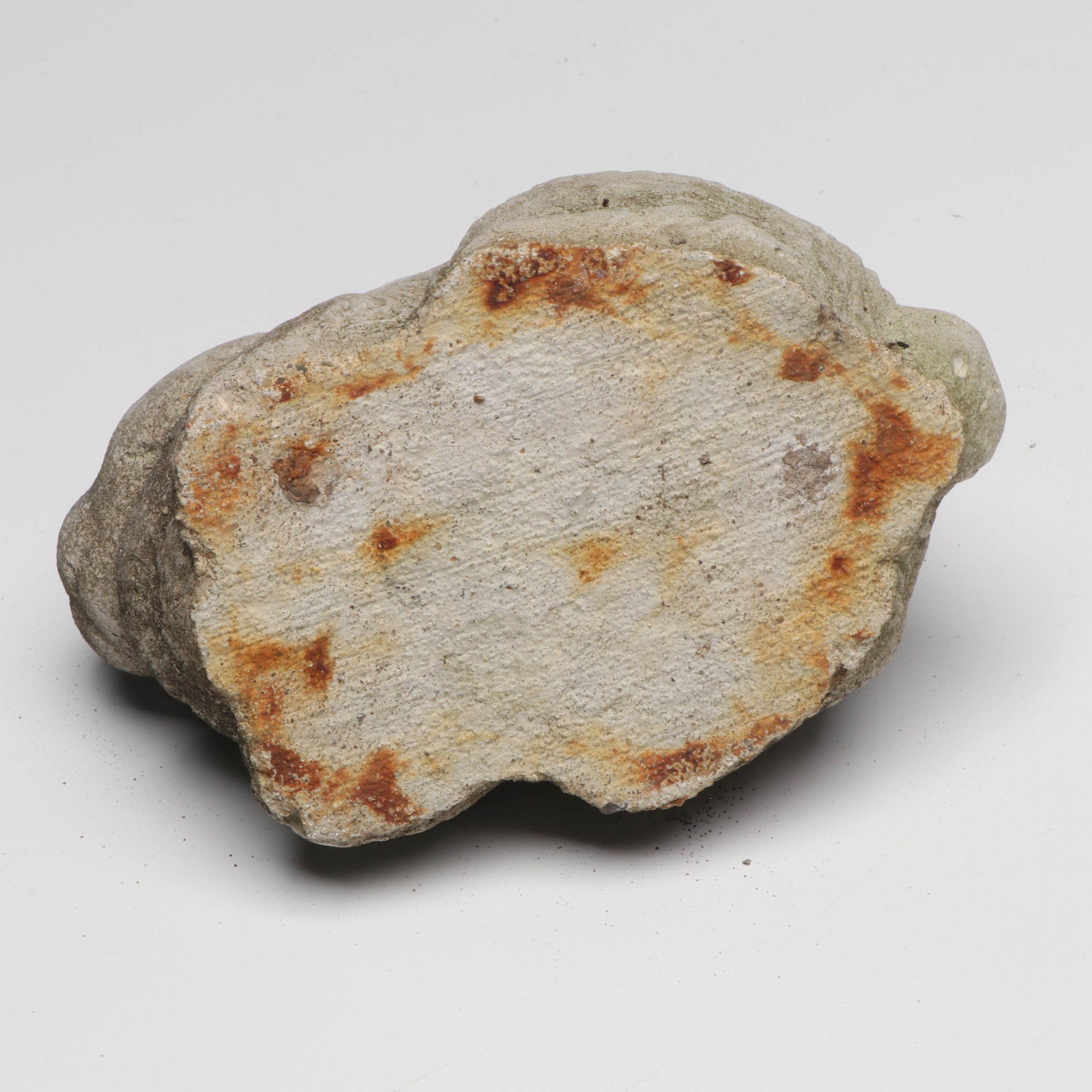 Carved Stone with Bronzed Resin Bunny Garden Sculptures