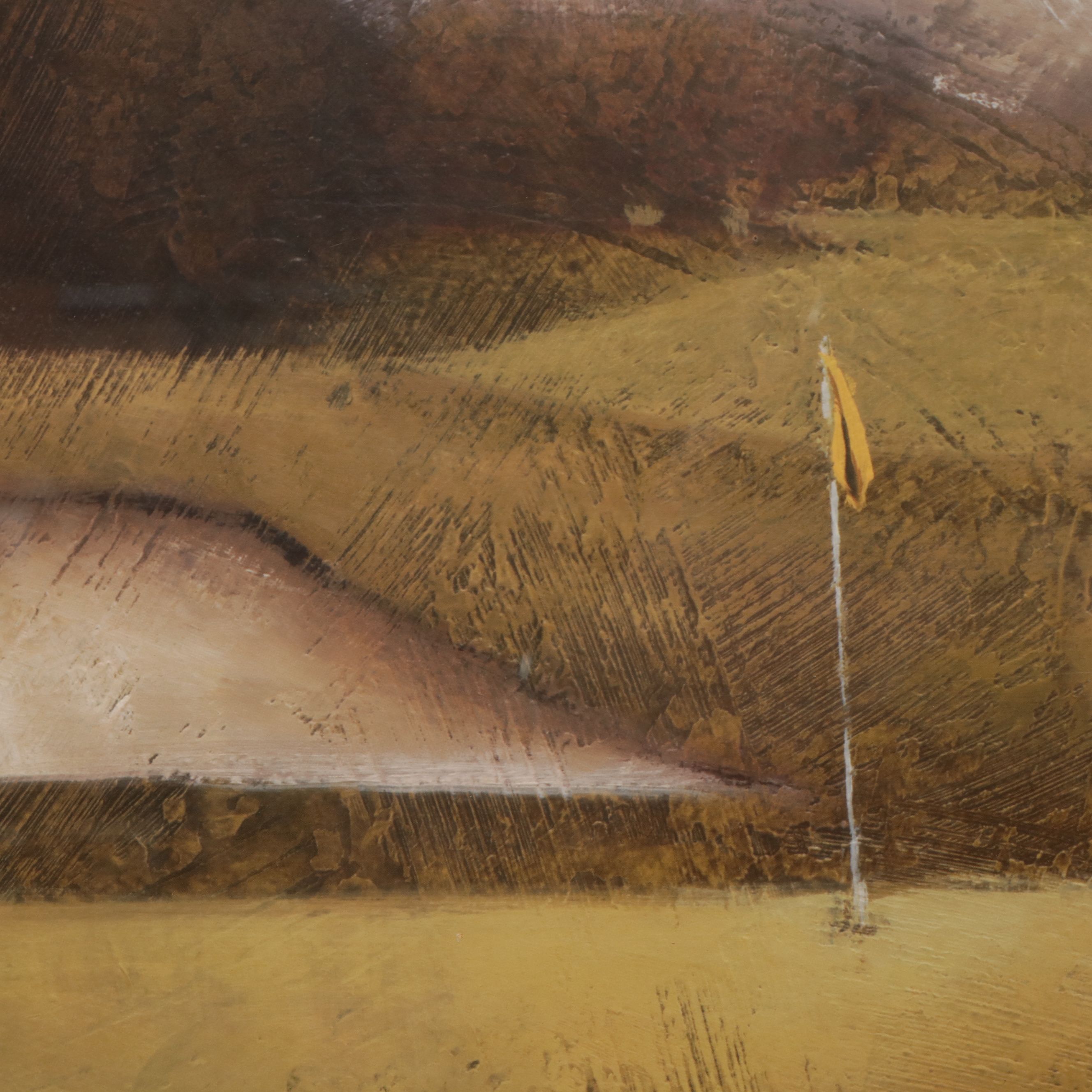 Golf Course Offset Lithograph "Sand Trap II" After Vincent George