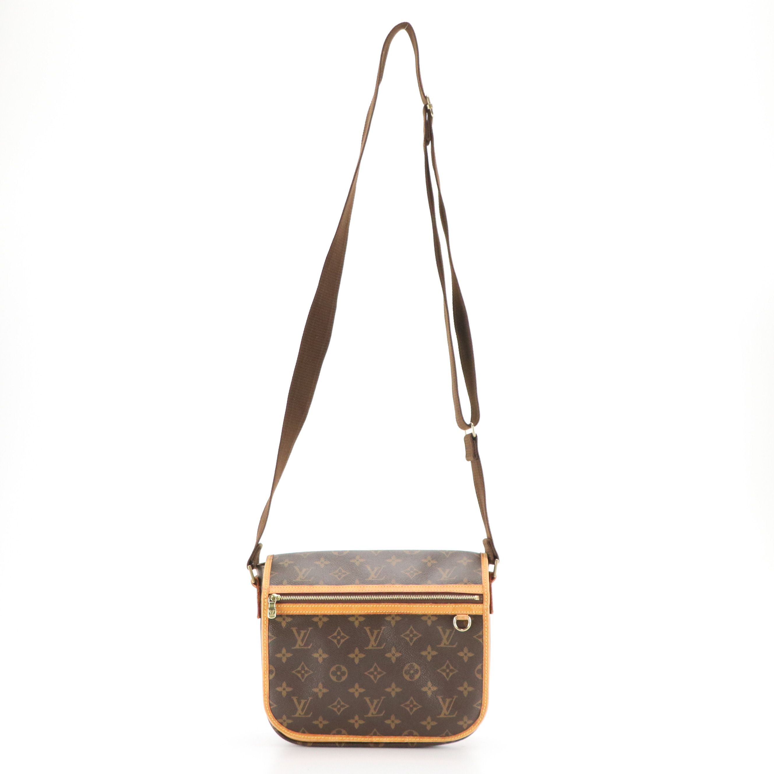 Louis Vuitton Bosphore PM Messenger Bag in Monogram Canvas and Leather